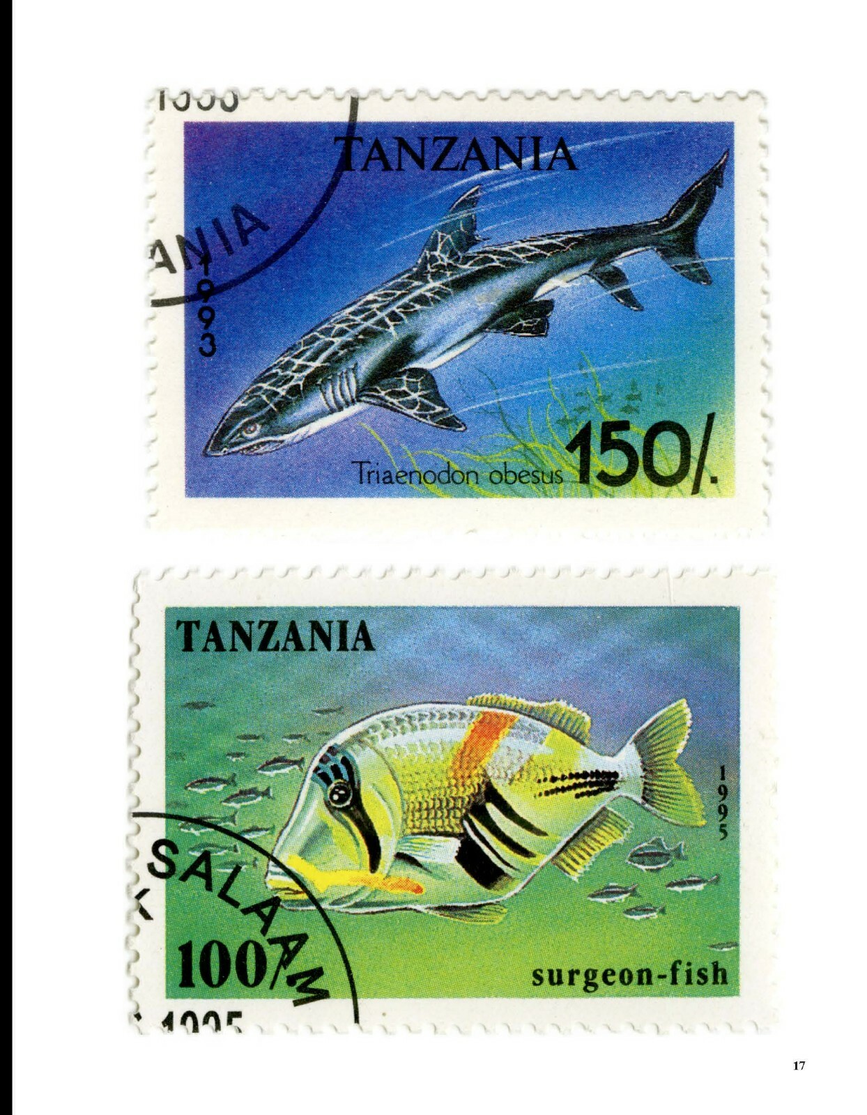 HARDCOVER 101 Fish on Stamps Volume 1: The Art of Sea Life on Postage Stamps