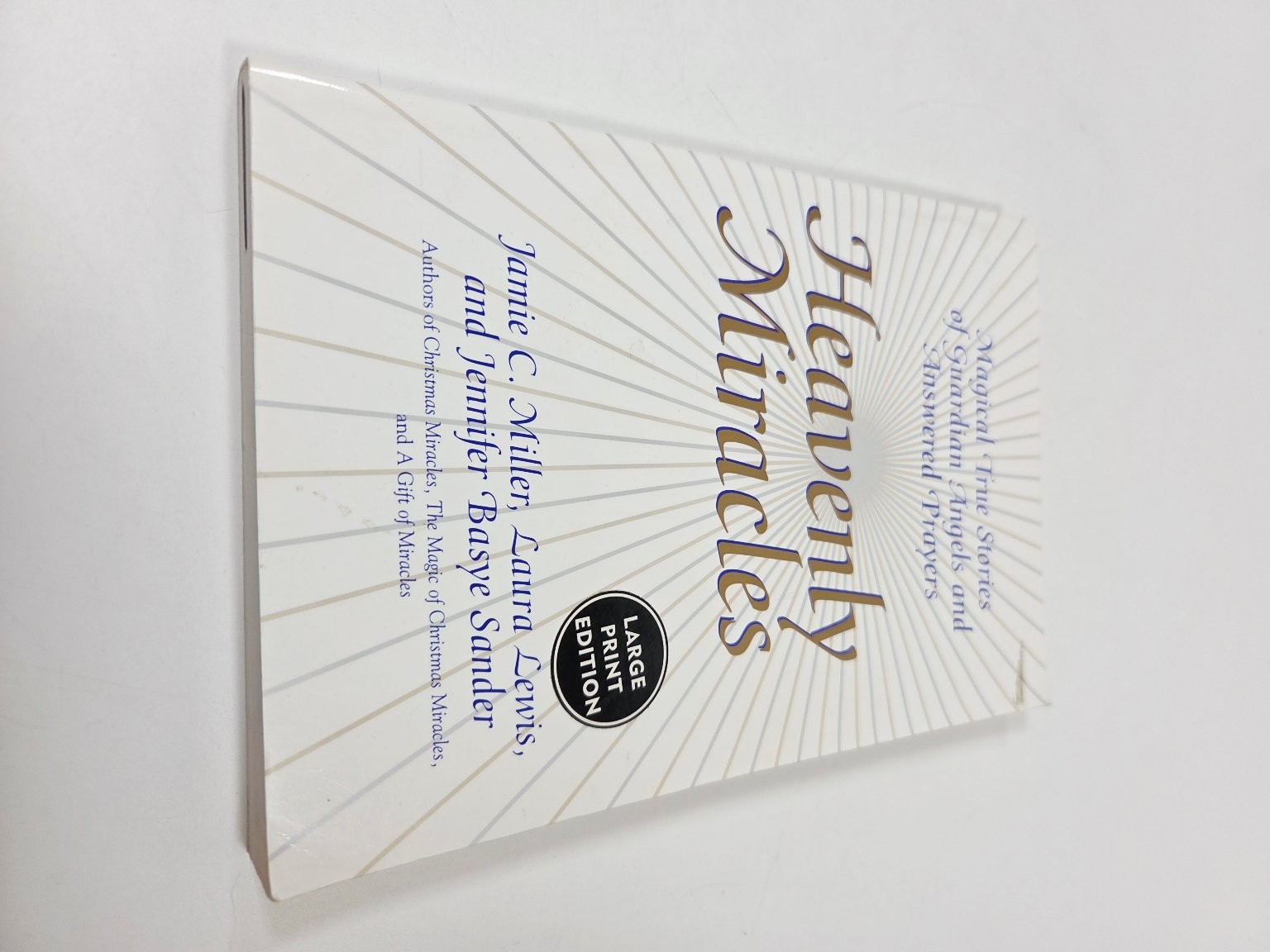 Heavenly Miracles Miller Lewis Sander 2000 First Large Print Harper