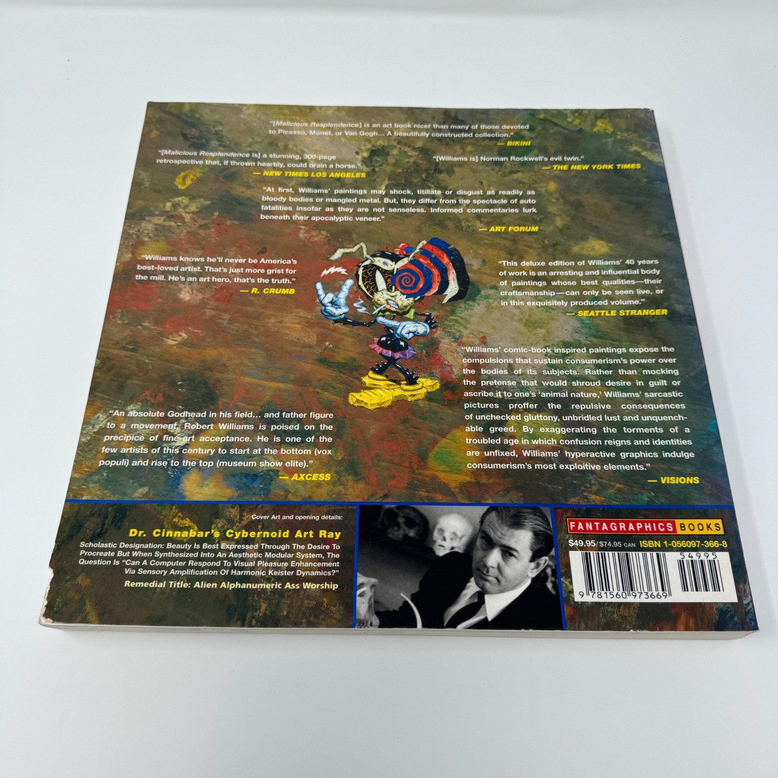 Malicious Resplendence: Paperback By Robt. Williams & Trading Card Set