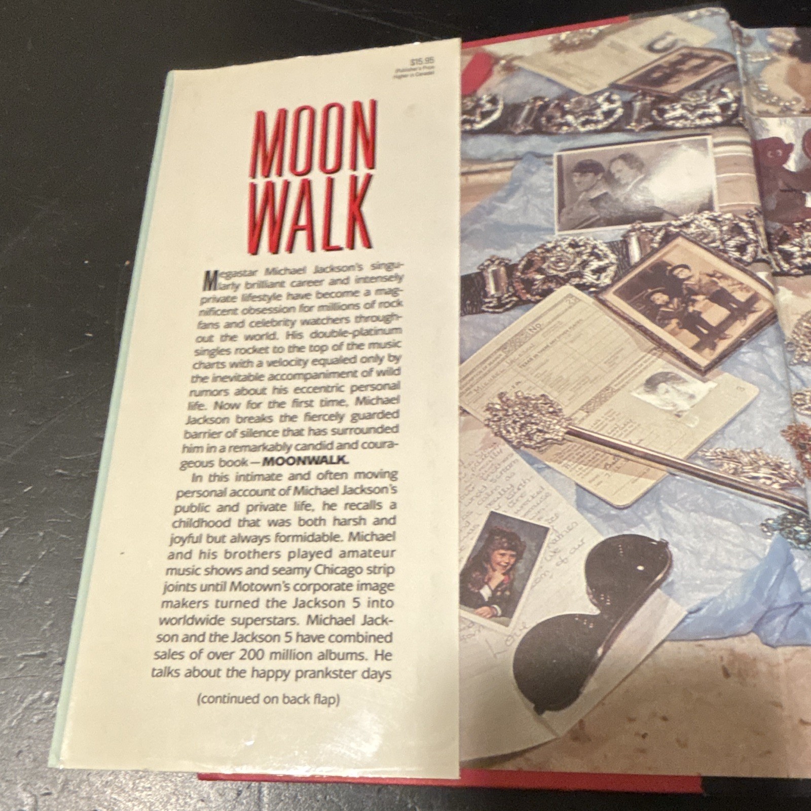 Michael Jackson Moonwalk Signed First Edition Hardcover 1988 Doubleday