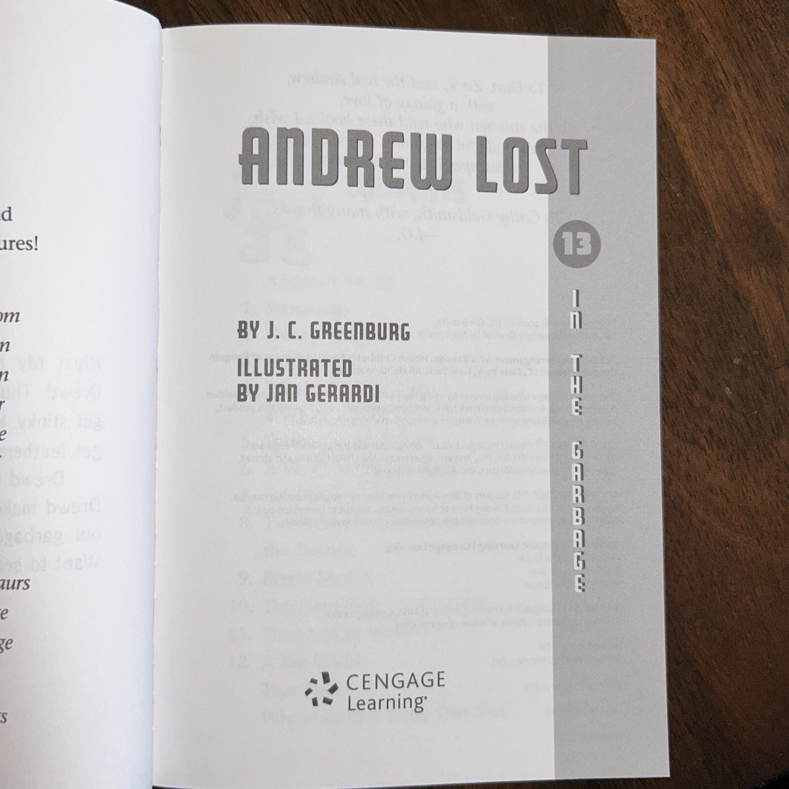 Andrew Lost #13: In the Garbage – PBCK, JC Greenburg