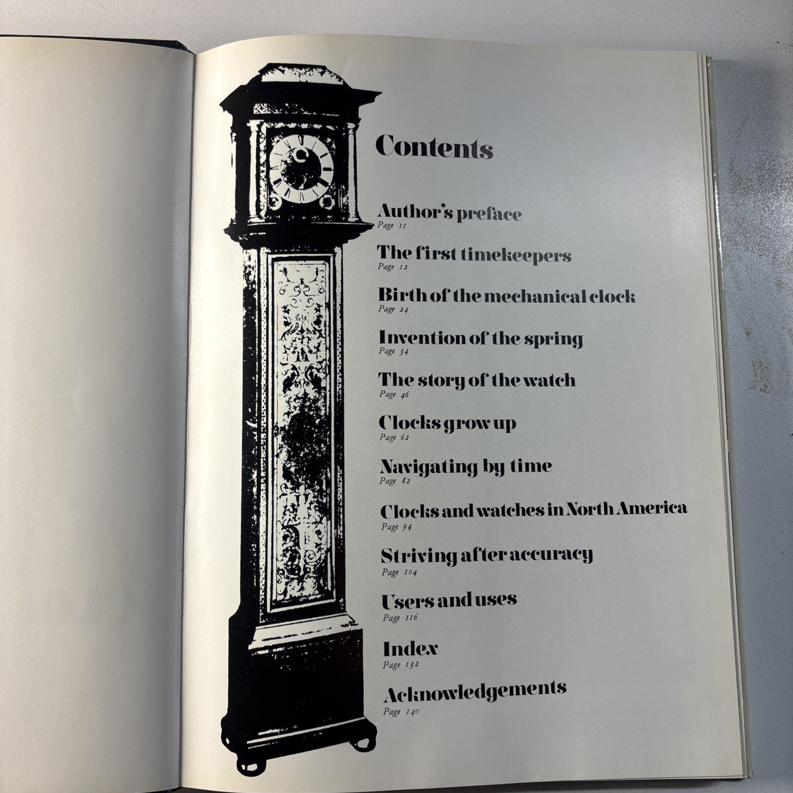 Clocks & Watches Eric Bruton 1968 Hardcover Book History Of Timepieces Horology