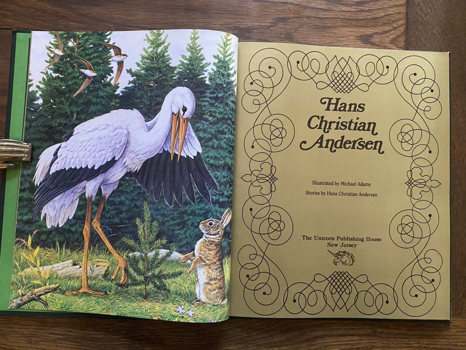 Hans Christian Andersen 1990 Illustrated by Michael Adams HC Fairy Tales
