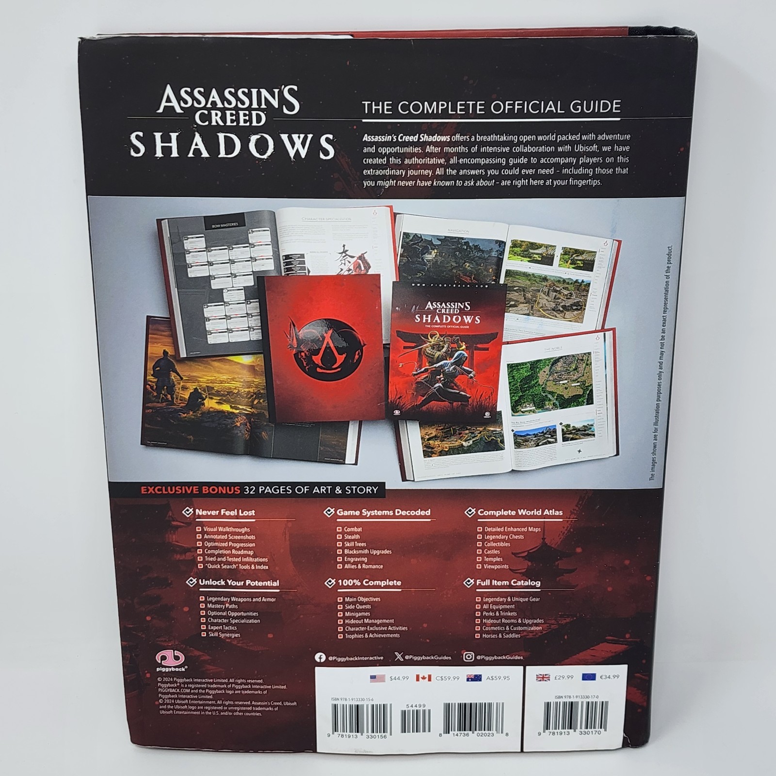 Assassin’s Creed Shadows – The Complete Guide: Collector’s Edition Hardcover, G