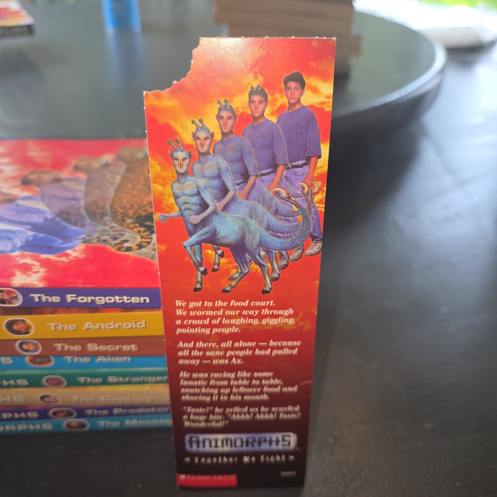 Animorphs Book Lot 4-11 K.A. Applegate Scholastic 6 First Editions with Bookmark