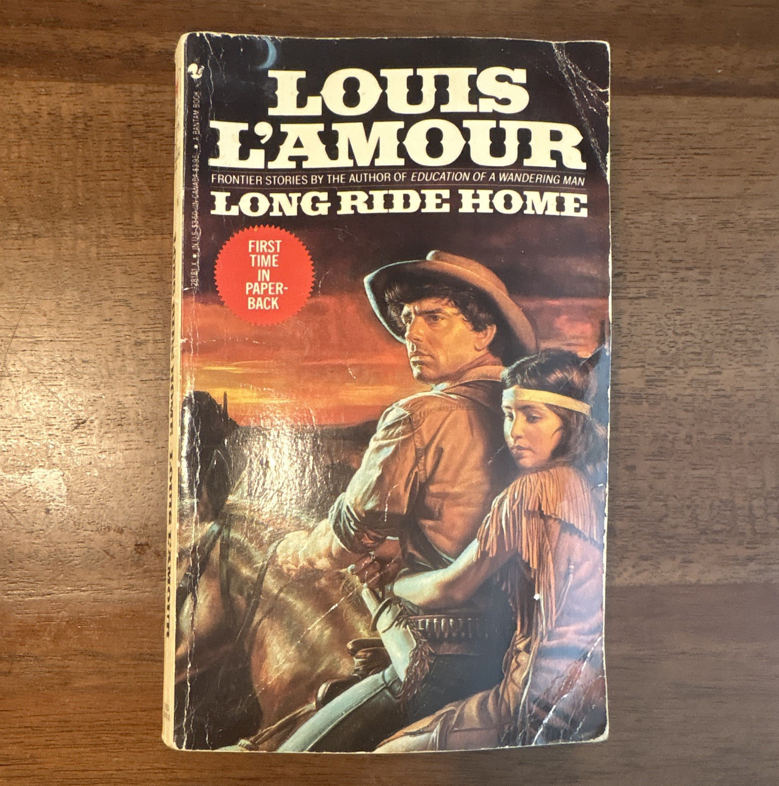 Louis L’Amour Long Ride Home Paperback Western Short Stories – Bantam Books