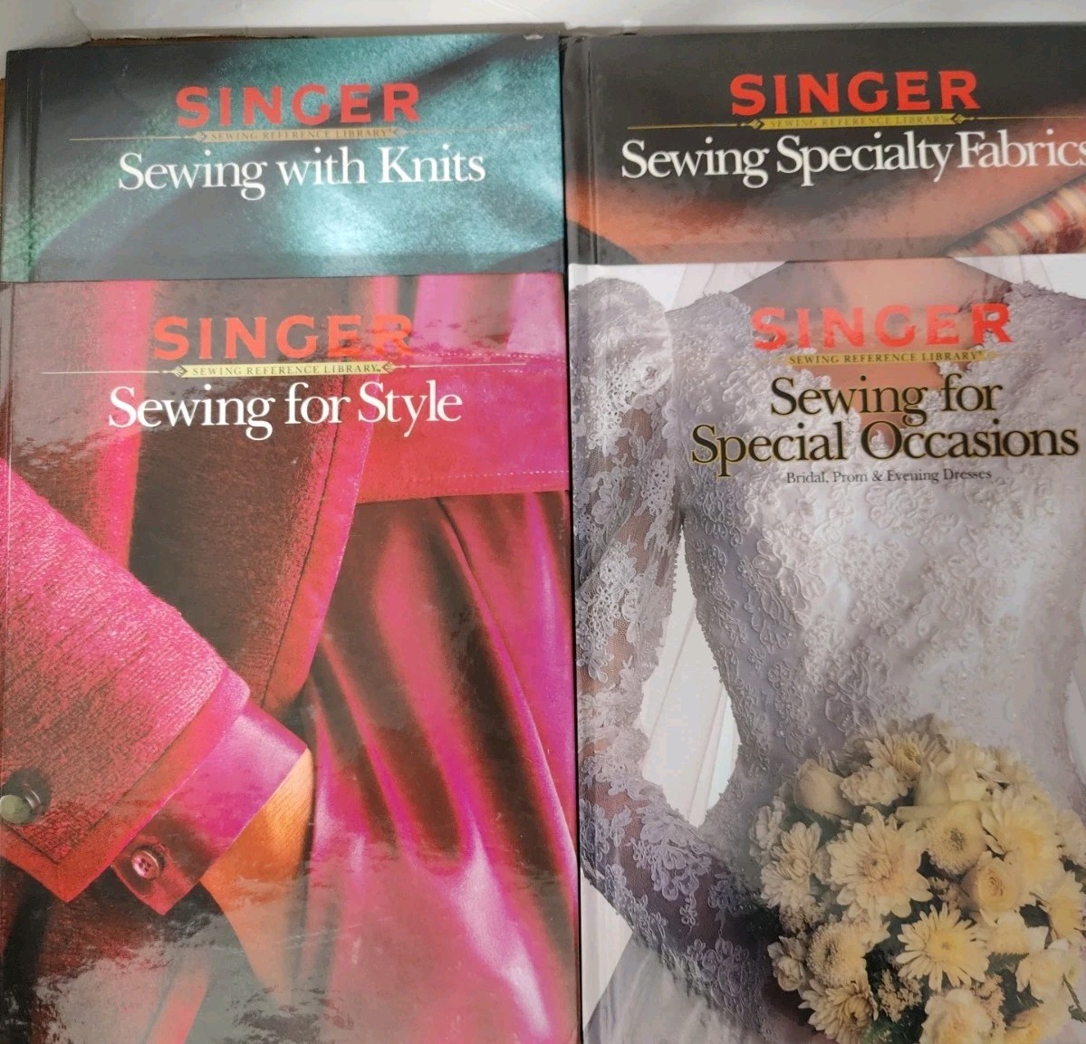 Huge Lot 25 Singer Sewing Reference Library Hardcover