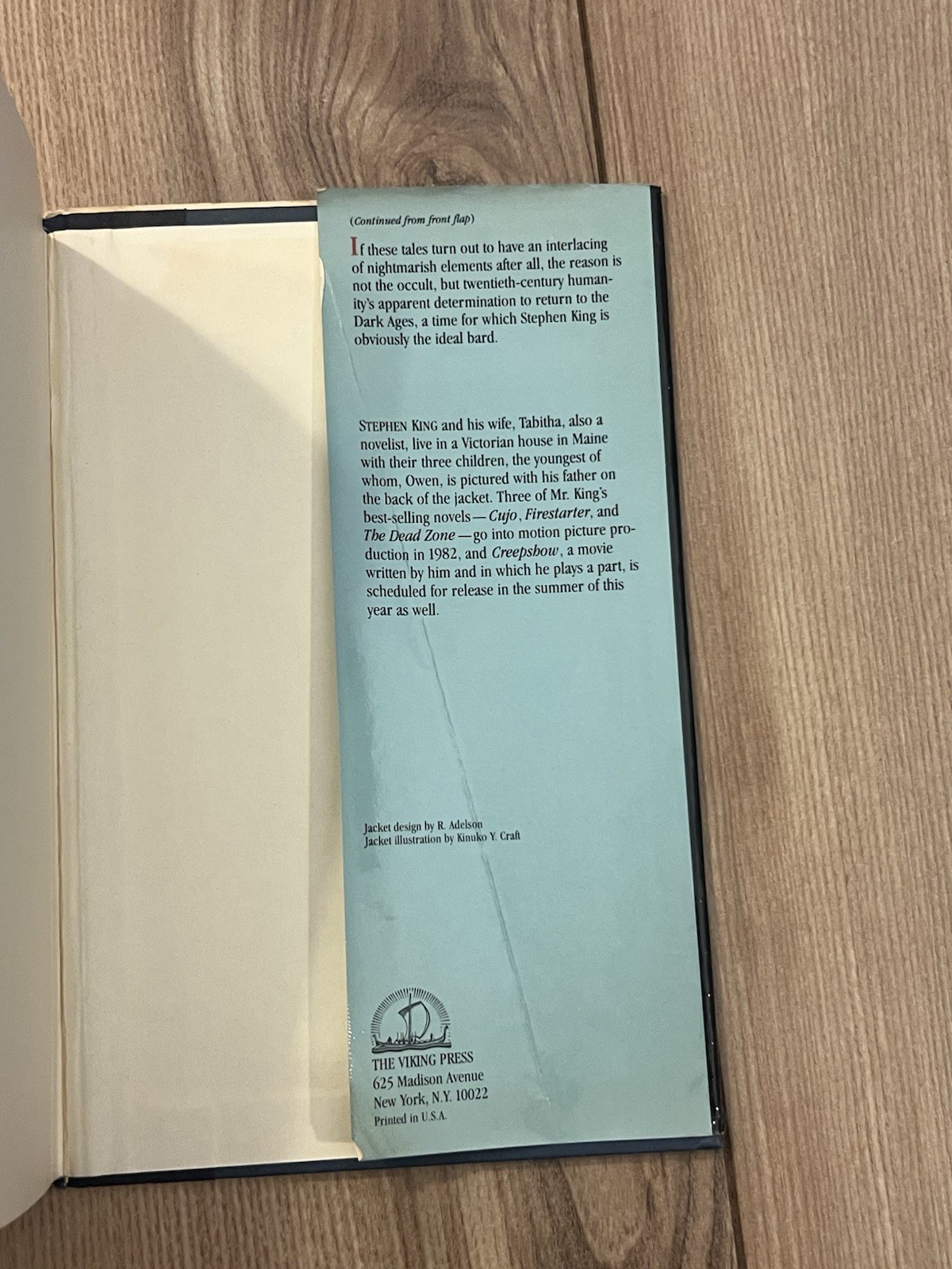 Vintage 1982 Stephen King Different Seasons TRUE 1st First Edition VIKING