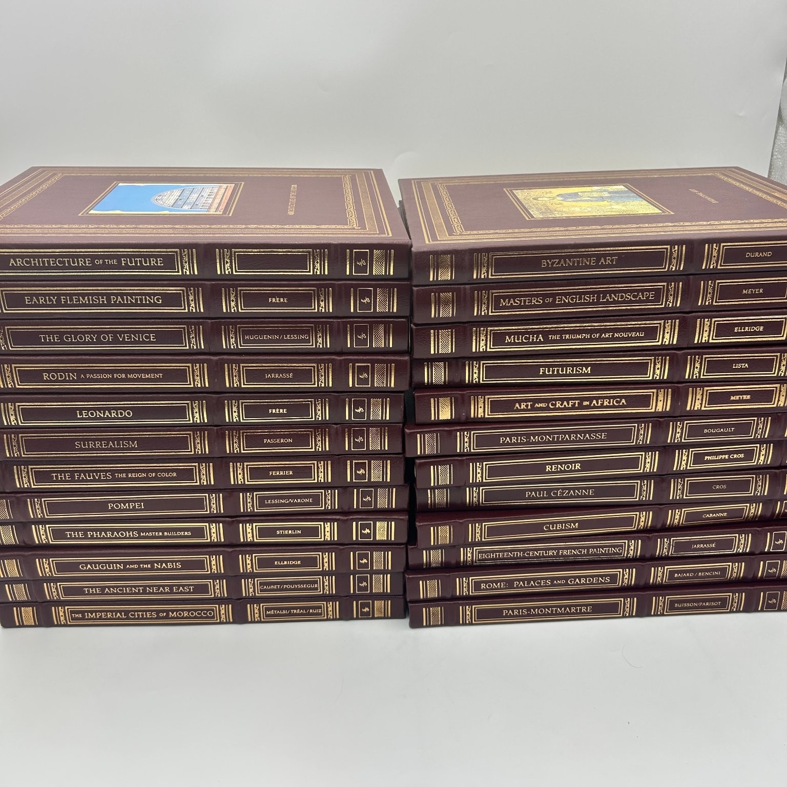 Easton Press Glorious Art Series Lot of 24 Volumes Leather-bound Gilt Edges