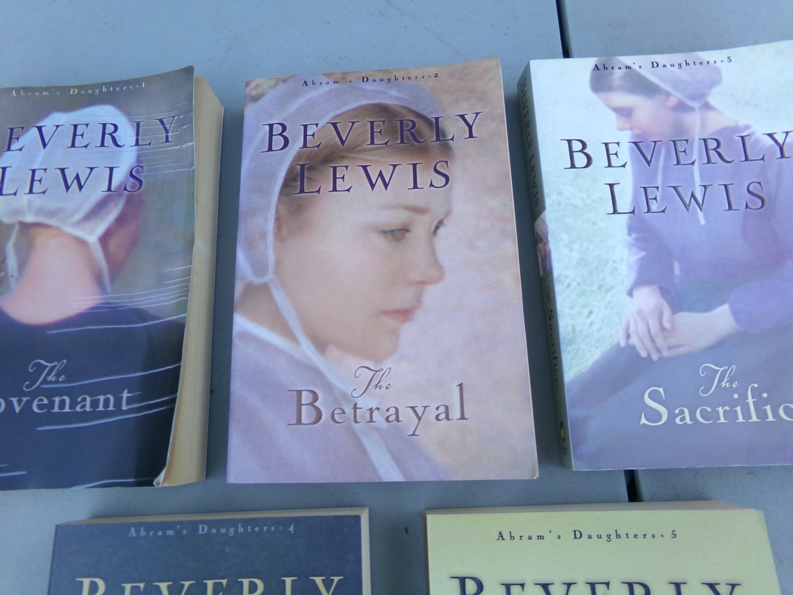Lot of 5 Beverly Lewis Amish Books Abram’s Daughters Set 1 – 5