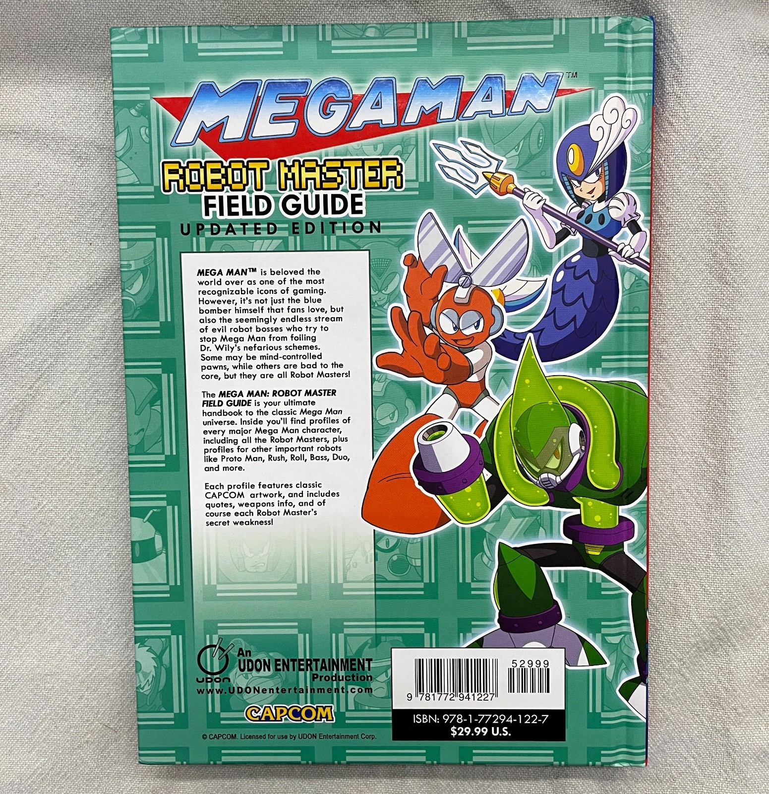 UDON Entertainment MEGA MAN ROBOT MASTER Field Guide Updated Edition Hardcover