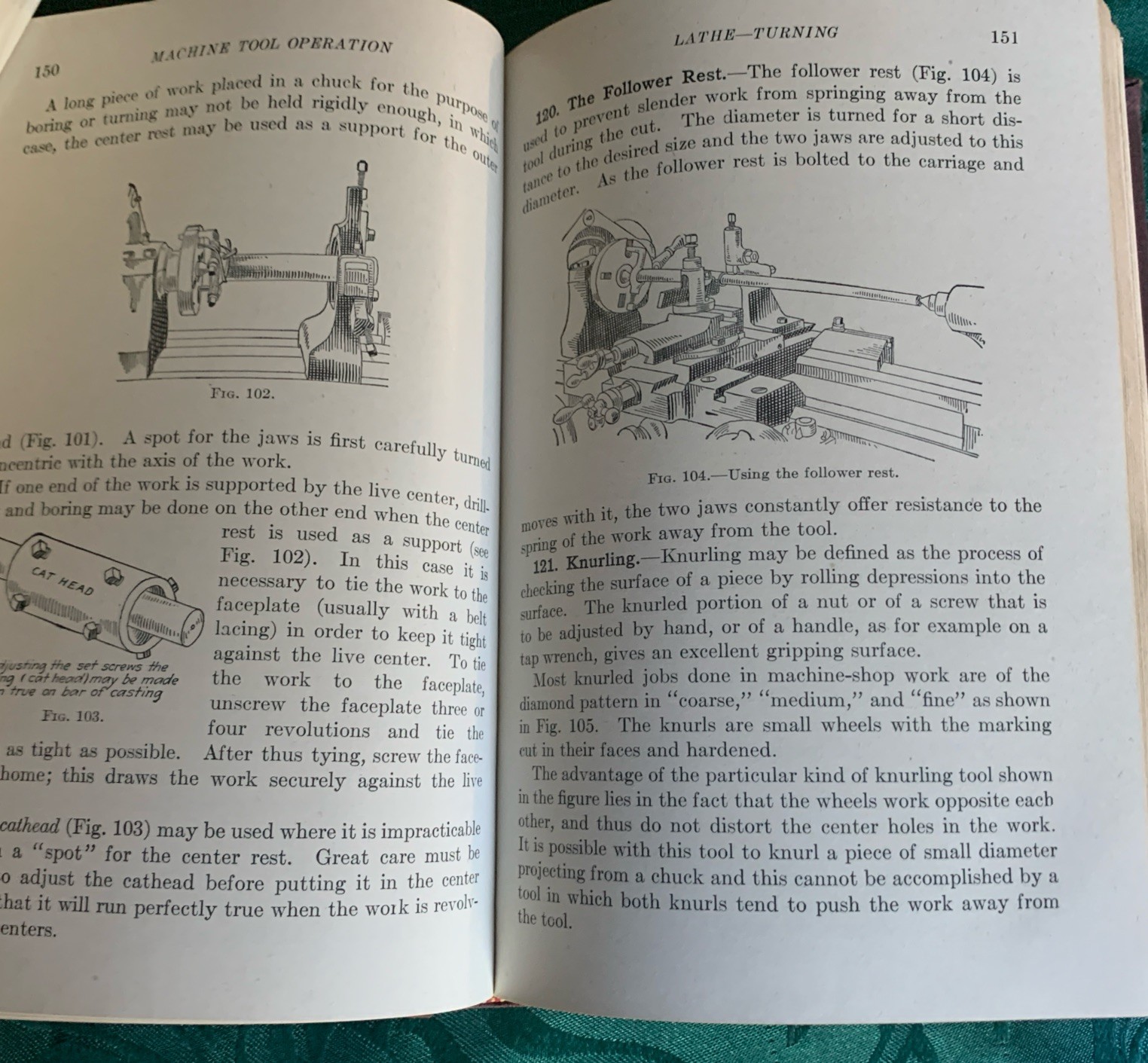 Machine Tool Operation Part 1 By Henry D. Burghardt 1941 Edit. HC Book 268 Illus