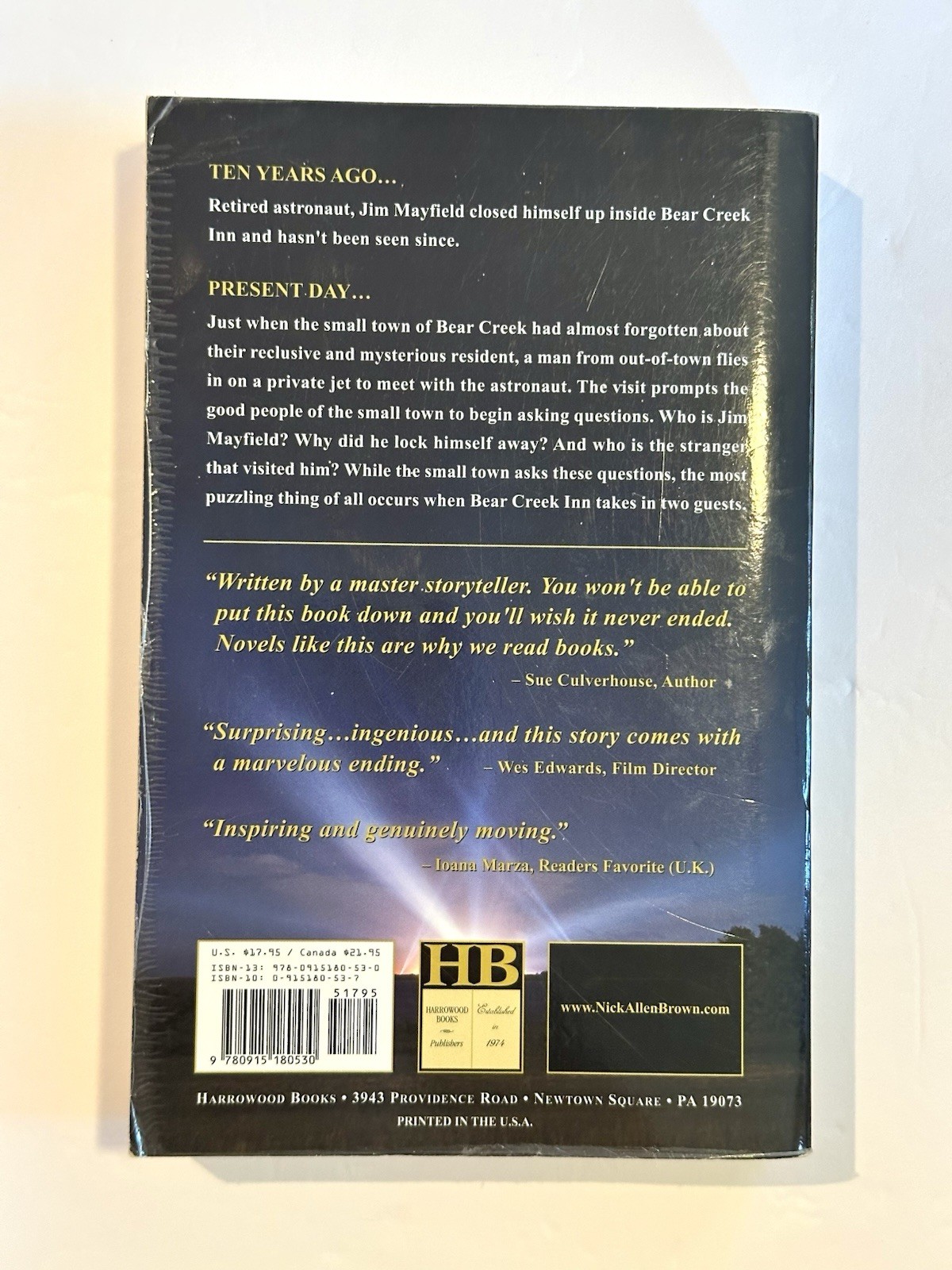 Signed – The Astronaut from Bear Creek 2015 first printing signed by Nick Brown