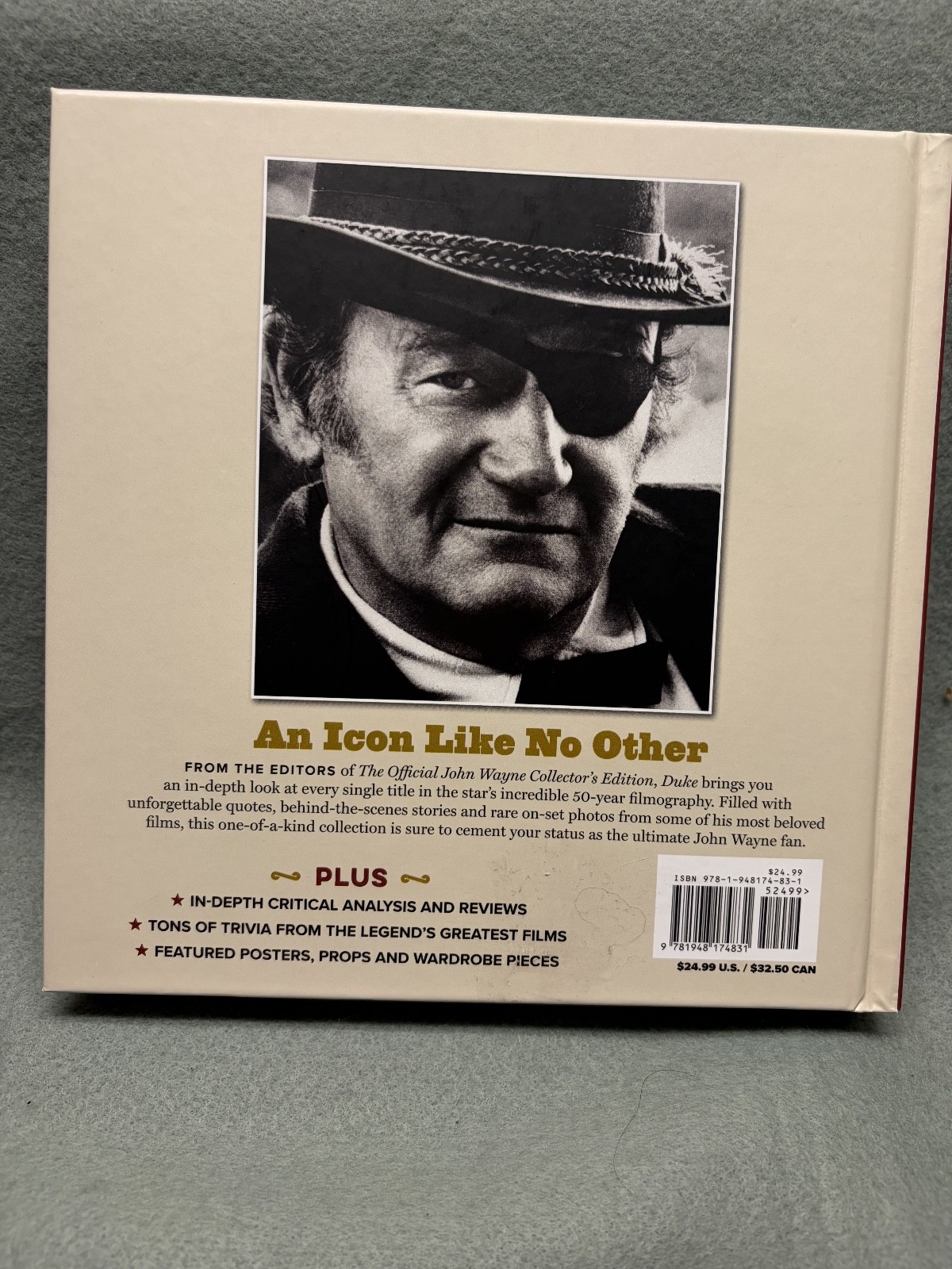 (a106) – DUKE – The Official John Wayne Movie Book – 300-pages