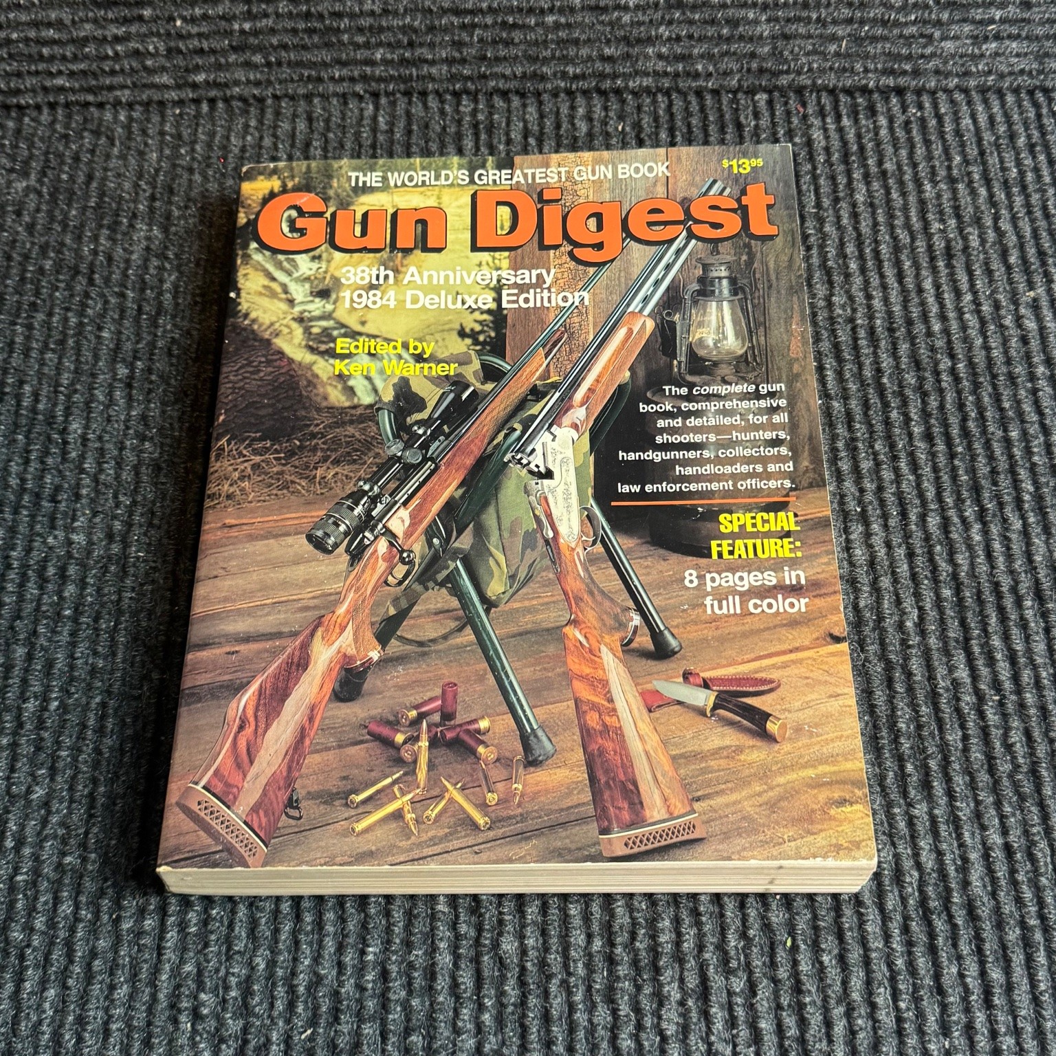 Gun Digest Ken Warner 1984 38th Anniversary Deluxe Edition Firearms Reference