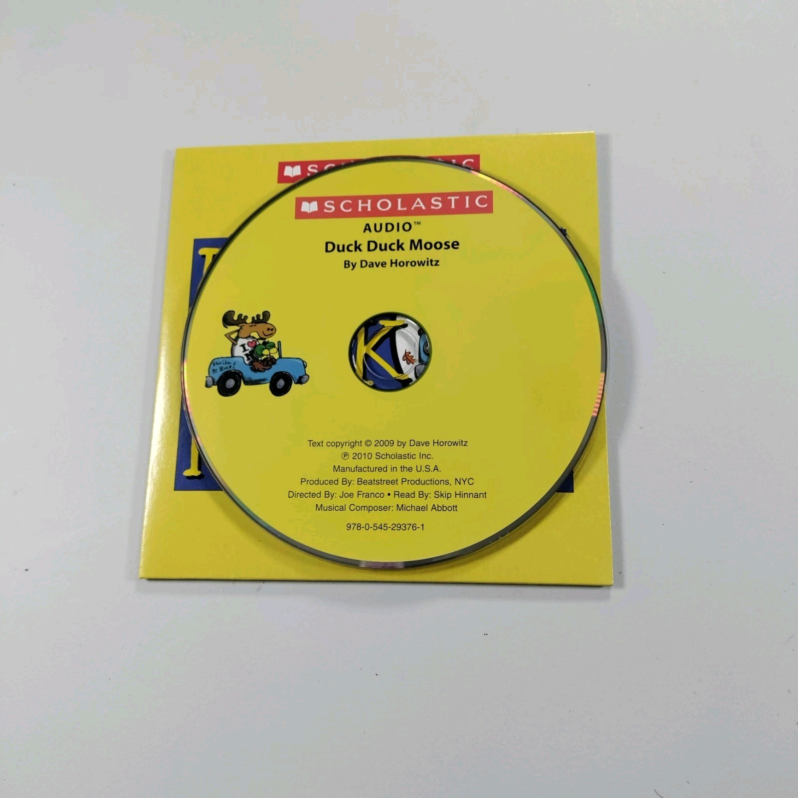 Duck, Duck, Moose by Dave Horowitz Book And Audio CD Children Character