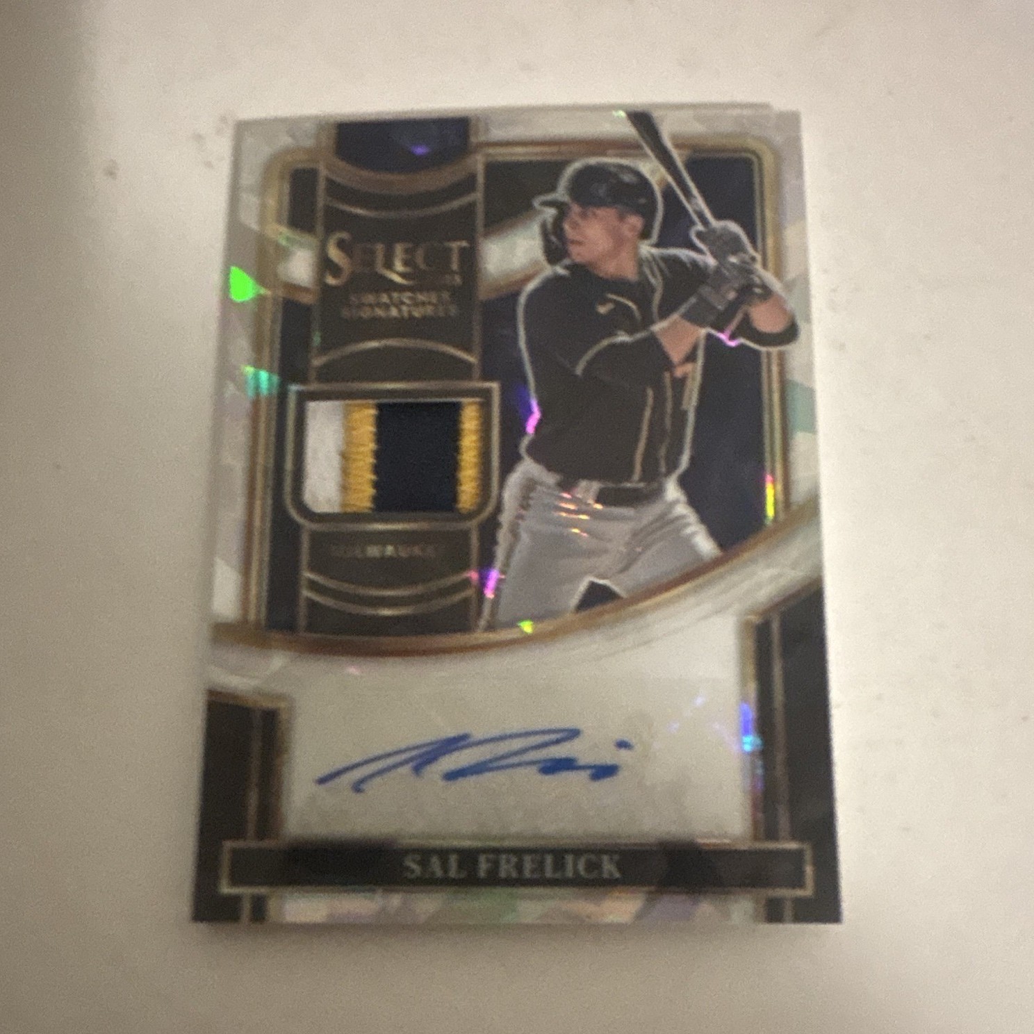 Panini Select Prizm Sal Frelick Autographed Auto Patch Card #SSS-SF 04/23