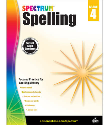 Spectrum Spelling, Grade 4 – Paperback By Spectrum – GOOD