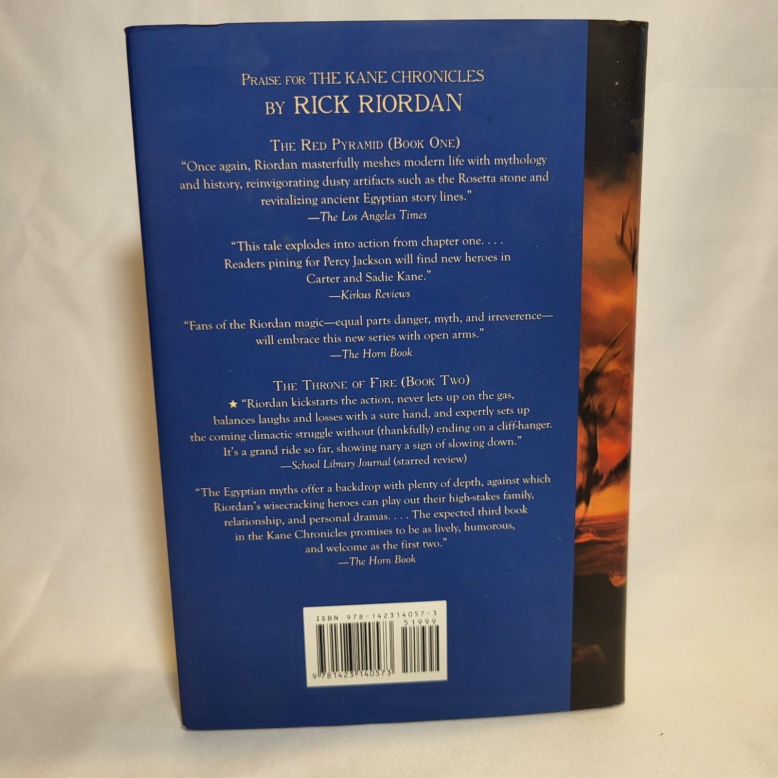 The Kane Chronicles by Rick Riordan Complete Series Hardcover Books 1-3