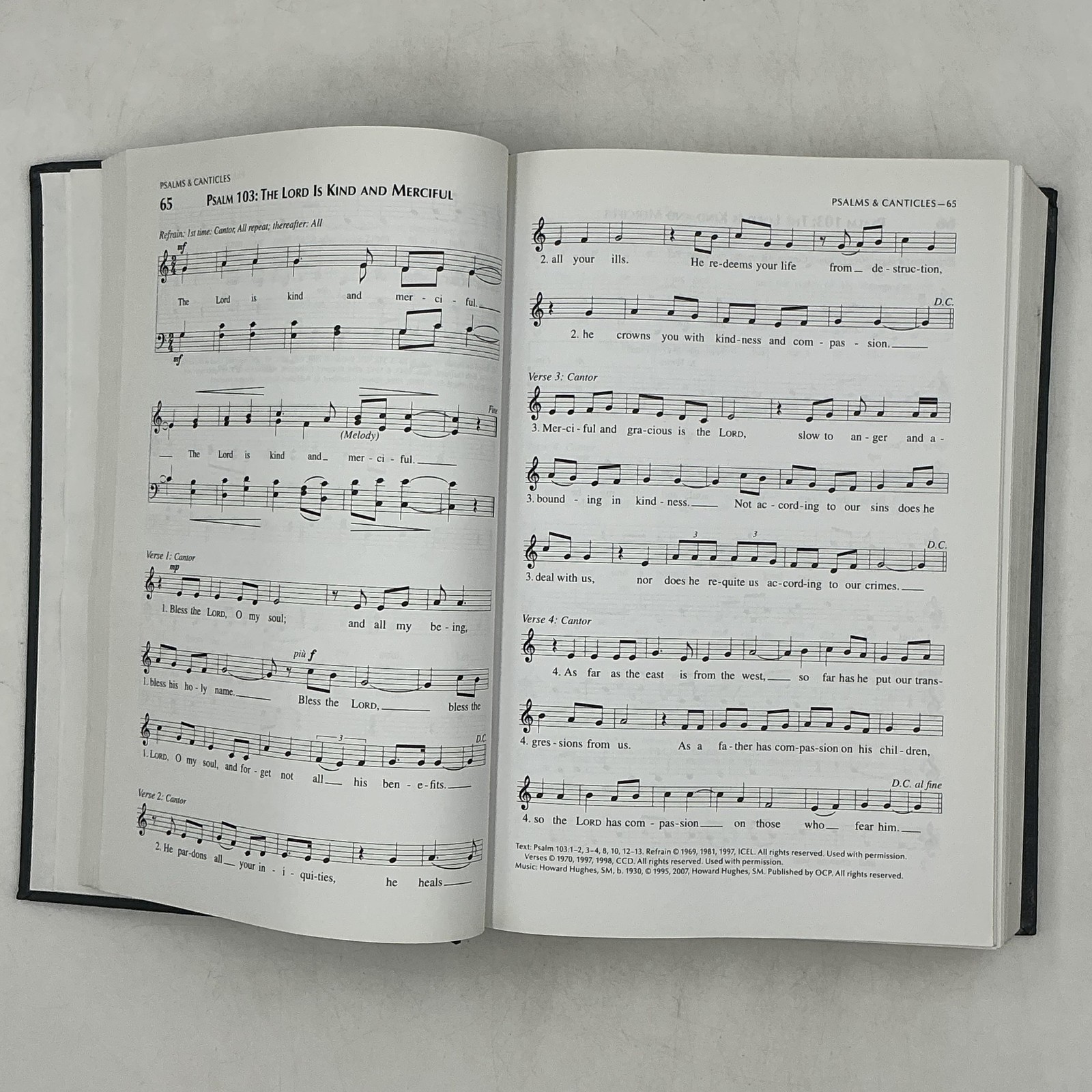 Choral Praise Third Edition Randall DeBruyn OCP Faux Leather HC Black 2012 USA