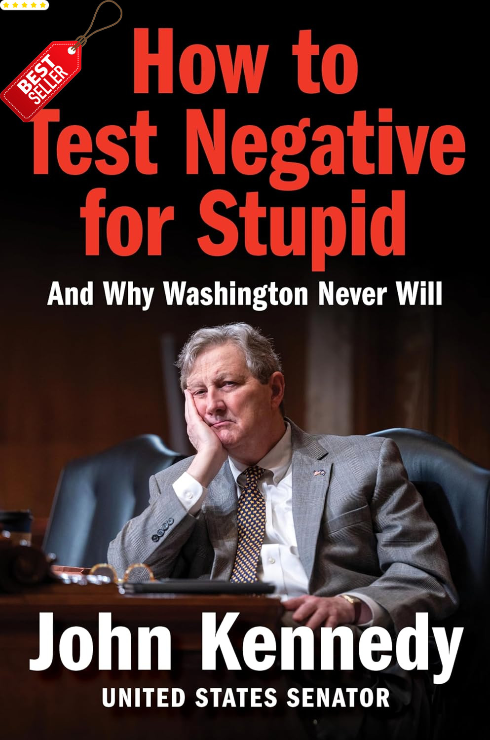 How to Test Negative for Stupid Paperback Funny Political Book Senator – US