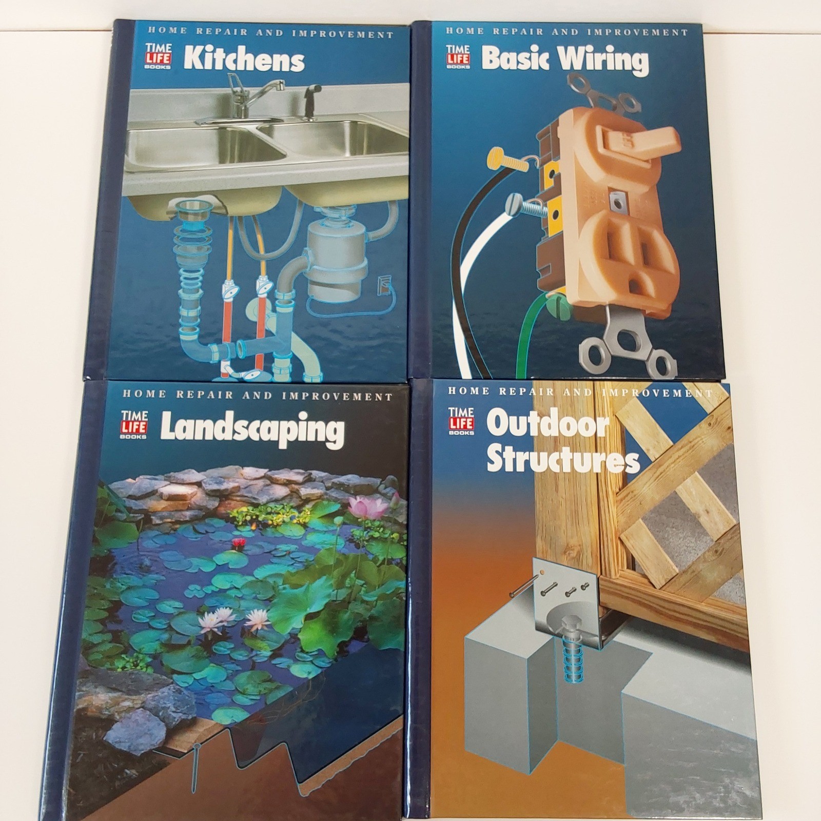 Time Life Complete Home Repair Improvement 12 Book Set Spiral Hardcover 1997