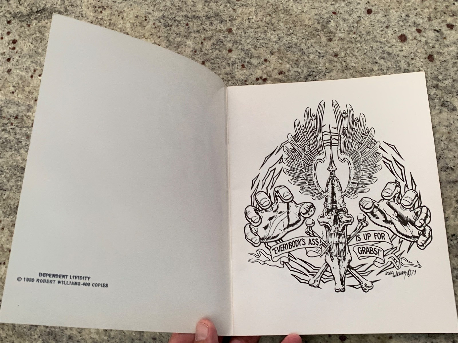 Dependent Lividity, Robert Williams Limited Edition 28 page 1989 Hot Rod