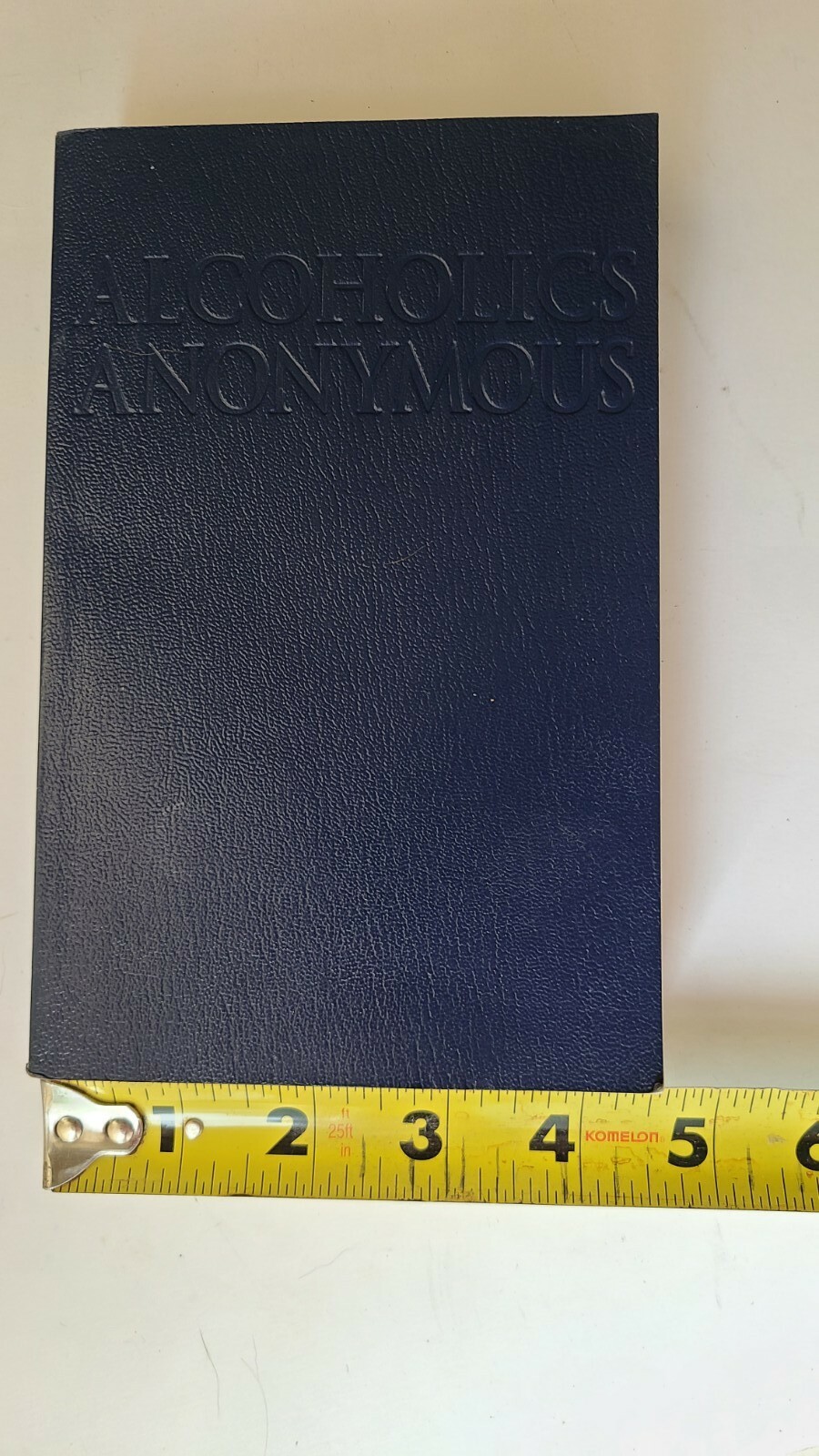 Alcoholics Anonymous 4TH EDITION BIG BOOK Blue Soft Cover Small 4.5 in x 7 in