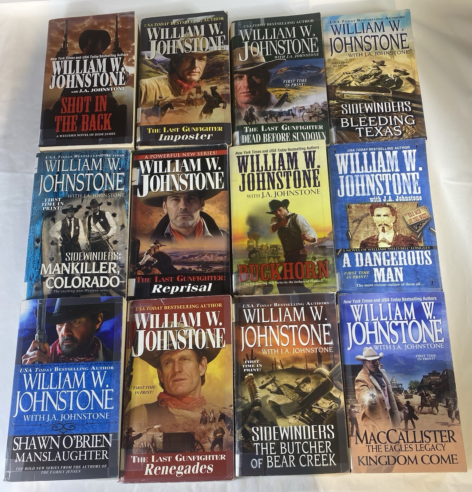 Lot of 29 Books William W. Johnstone WESTERN BOOKS Ex Library Paperbacks