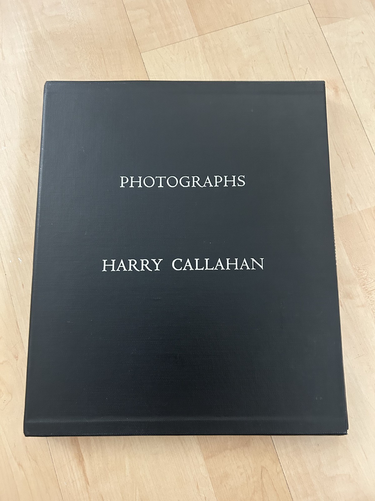 Harry Callahan Photographs (Very Rare Signed 1st Edition Slipcover Book)