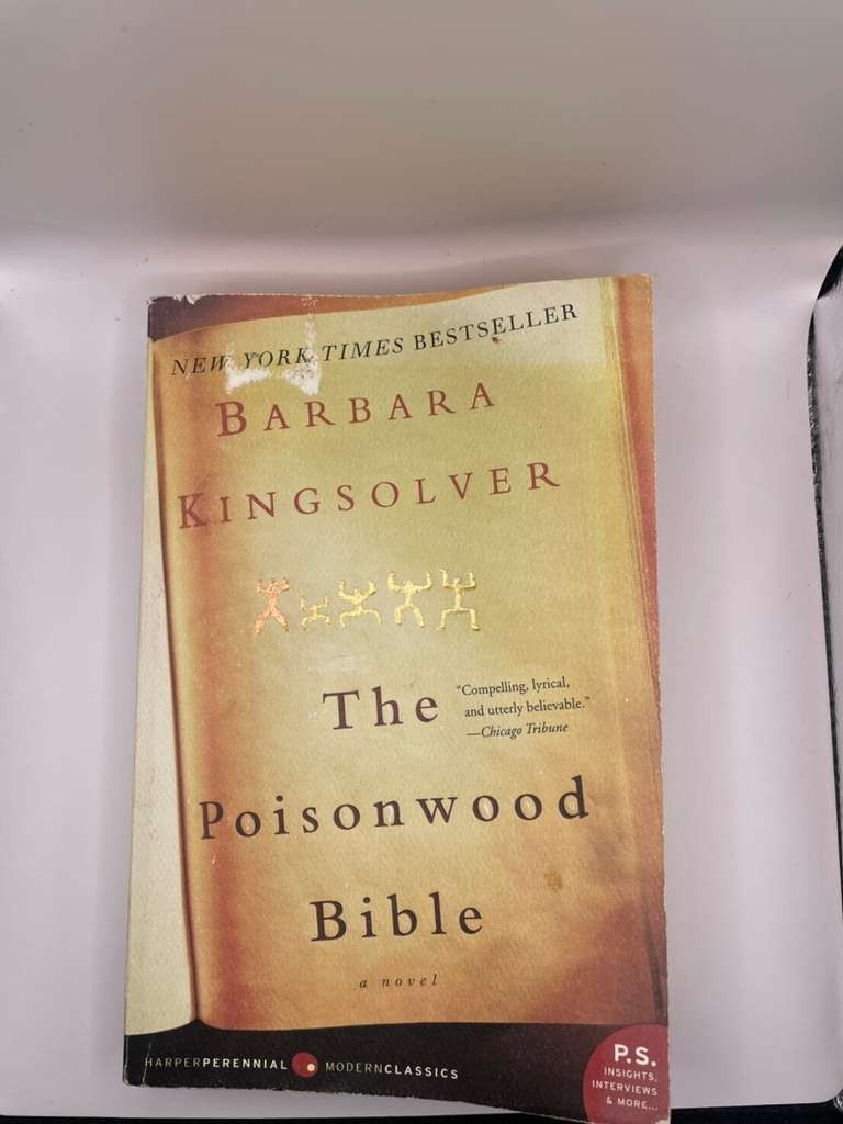 The Poisonwood Bible by Barbara Kingsolver – 1998 First Edition 1st Print VG