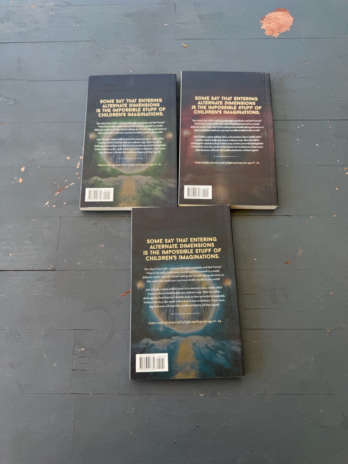 Journey To Impossible Places Ted Dekker & H.R. Hutzel Lot / Set of 3 Books – PB