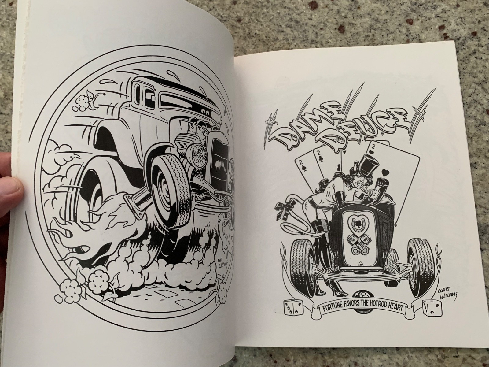 Dependent Lividity, Robert Williams Limited Edition 28 page 1989 Hot Rod