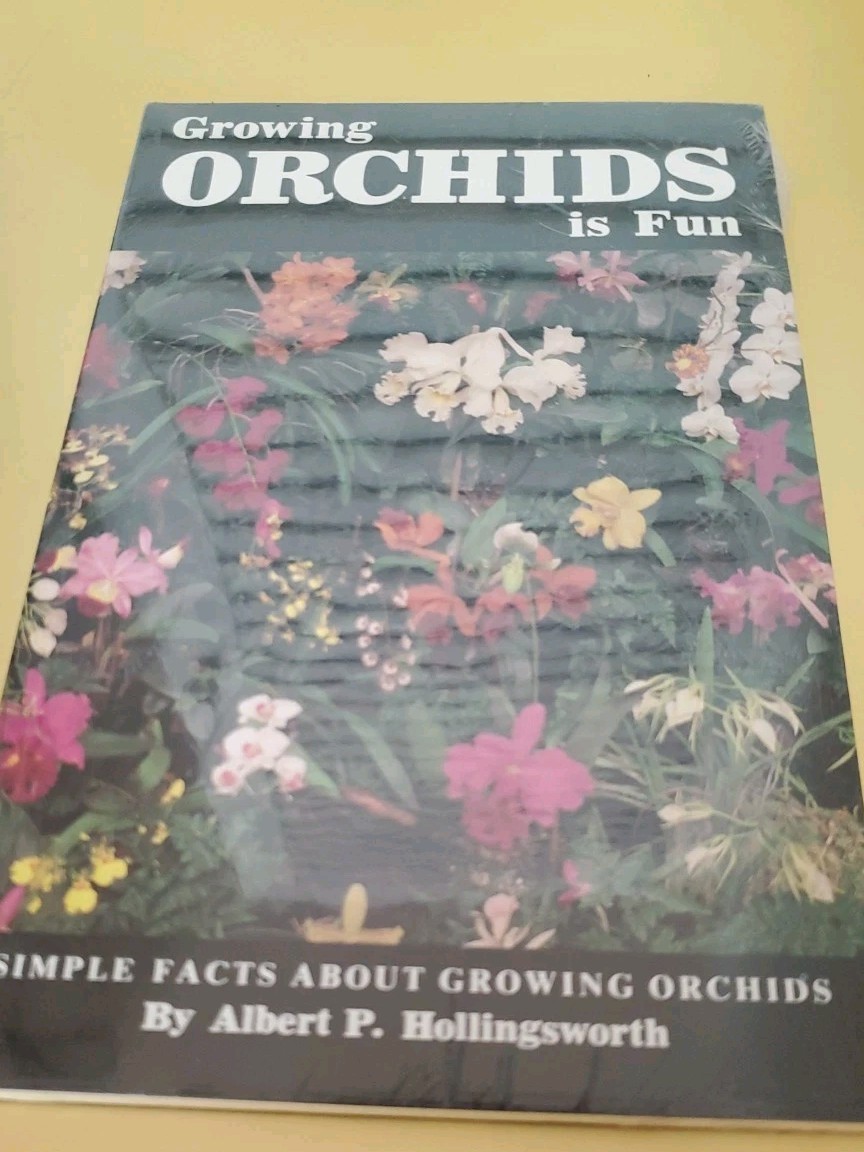 VTG Growing Orchids is Fun Albert P. Hollingsworth Book New Sealed 1988