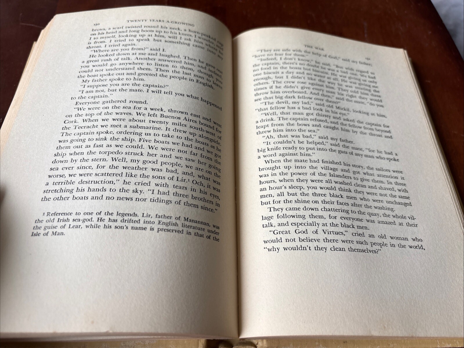 Twenty Years A-Growing Maurice O’Sullivan 1943 HC 8th Printing Ireland Memoir