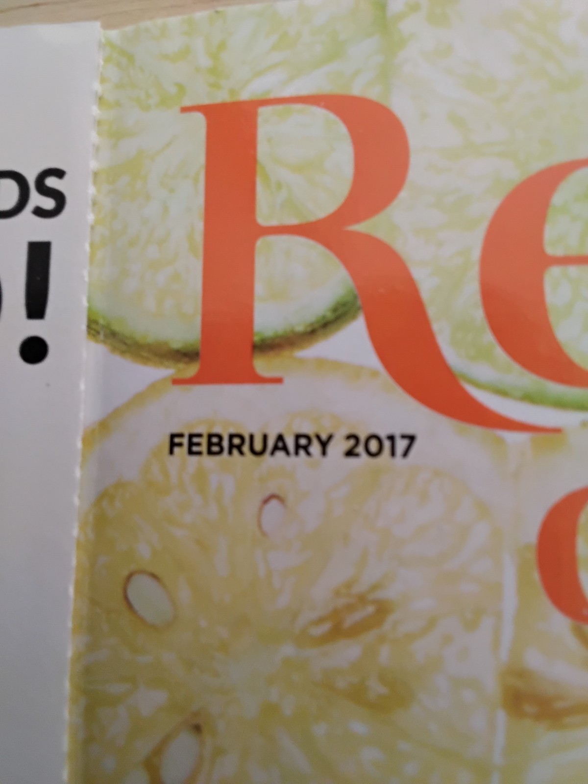 READER’S DIGEST FEBRUARY 2017 136 PAGES BOOK