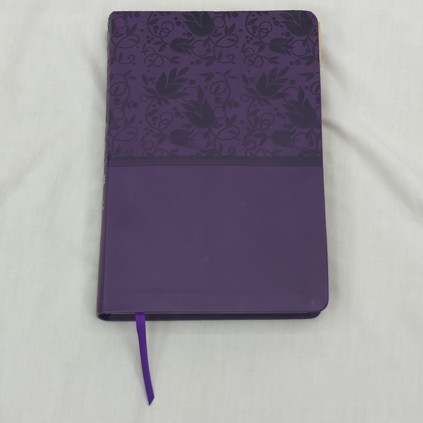 NIV Rainbow Study Bible Purple Lavender LeatherTouch Bold Line Holman Christian