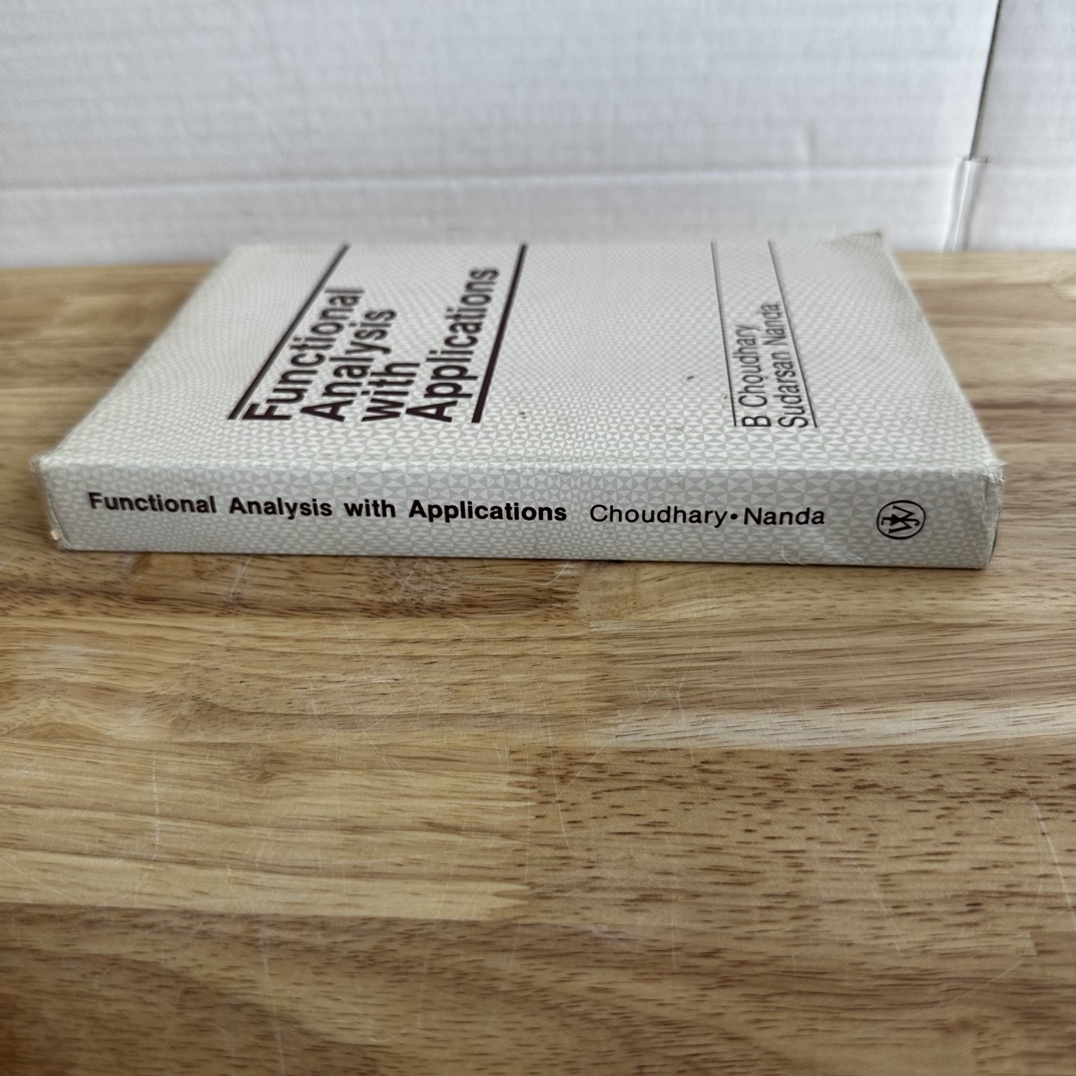 Functional Analysis with Applications Choudhary Nanda 1989 John Wiley & Sons
