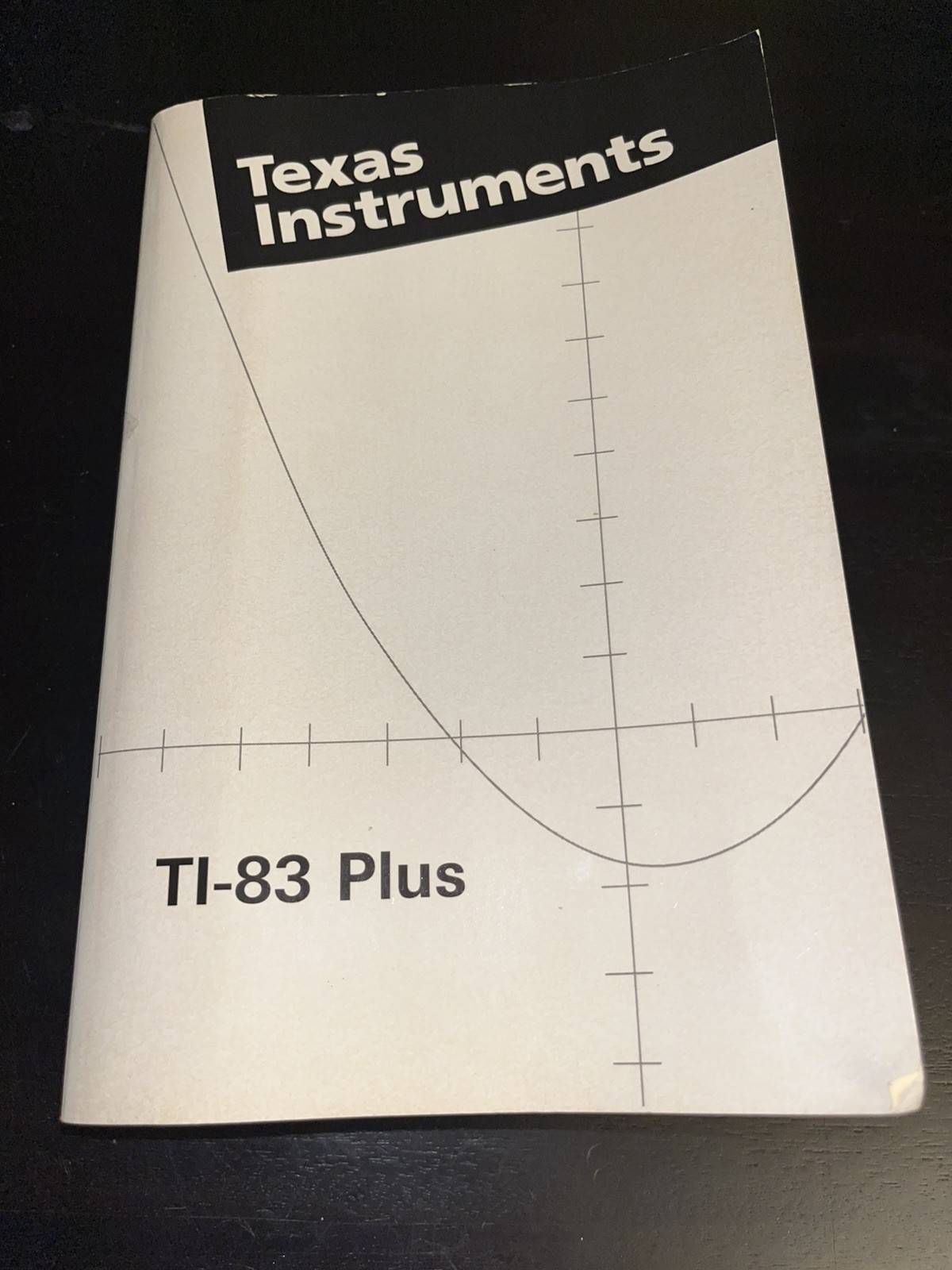 Texas Instruments TI-83 Plus Paperback Manual 1999 (Calculator Manual only)