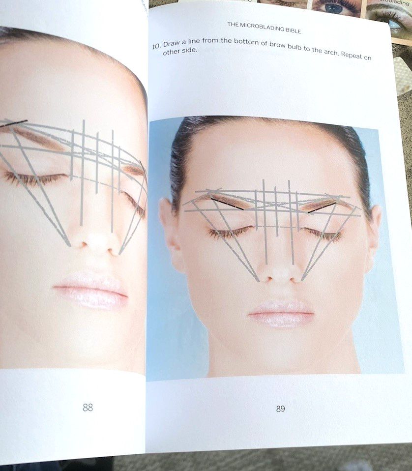 The Microblading Bible by Corinne Asch. 2017, 135 Pages, Trade Paperback