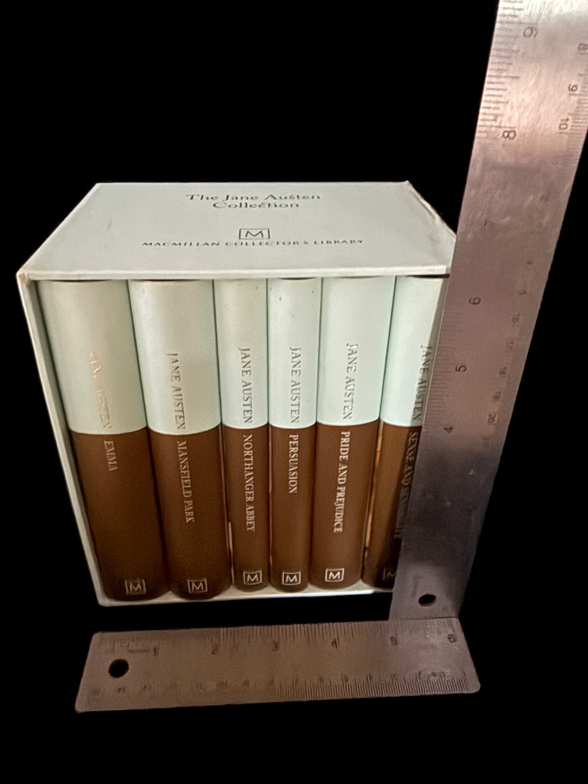 Jane Austen Collection Hardcover Pocketbooks by Macmillian 6 Gilded Novels
