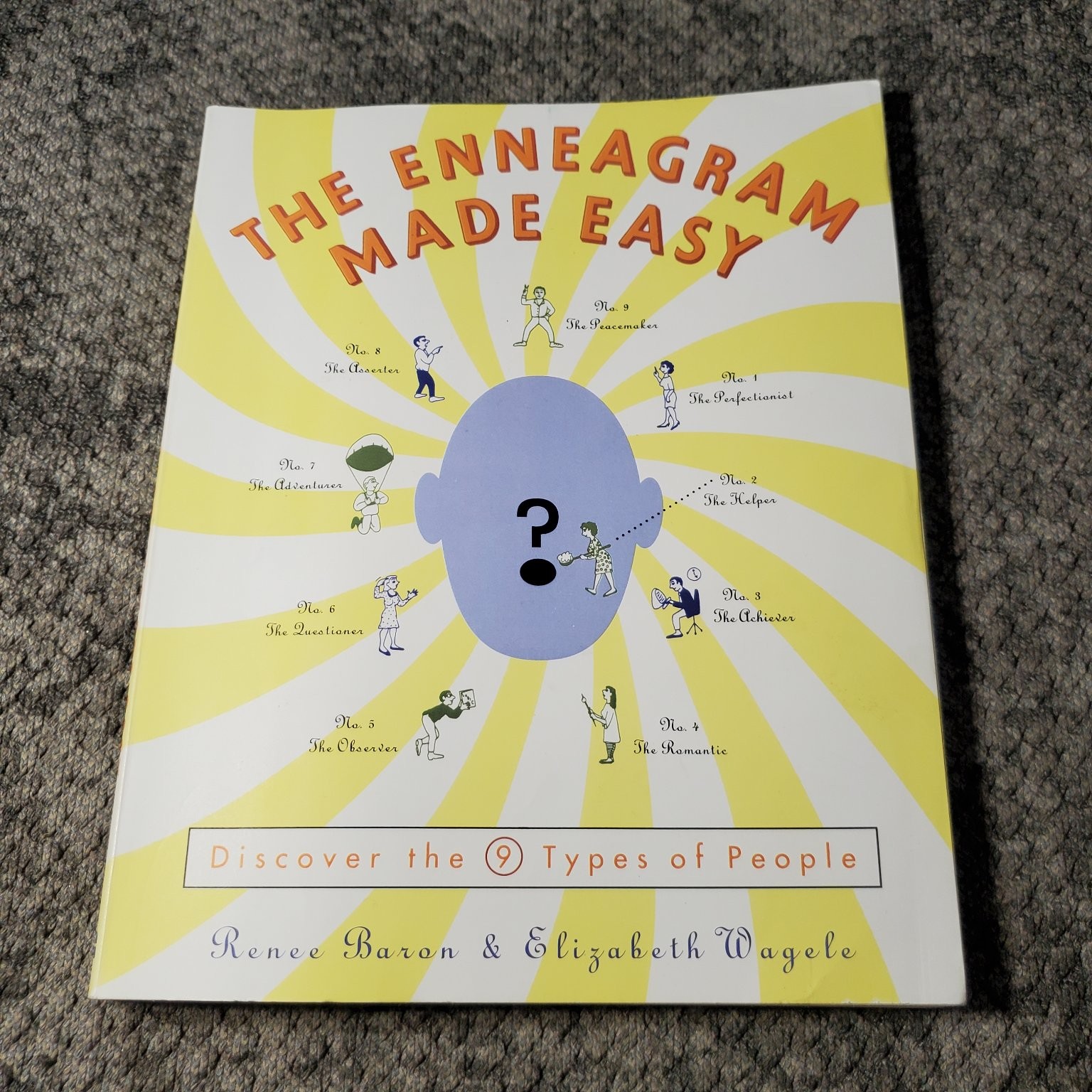 The Enneagram Made Easy Baron Wagele 1994 1st Ed Psychology Self-Help HarperSF
