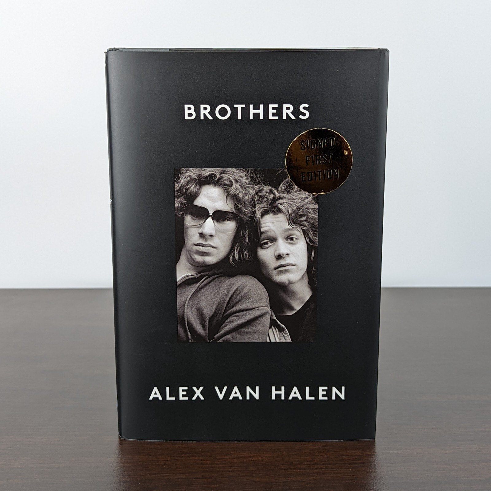 BROTHERS Alex Van Halen SIGNED Autographed 1st First Edition Hardcover (Damaged)