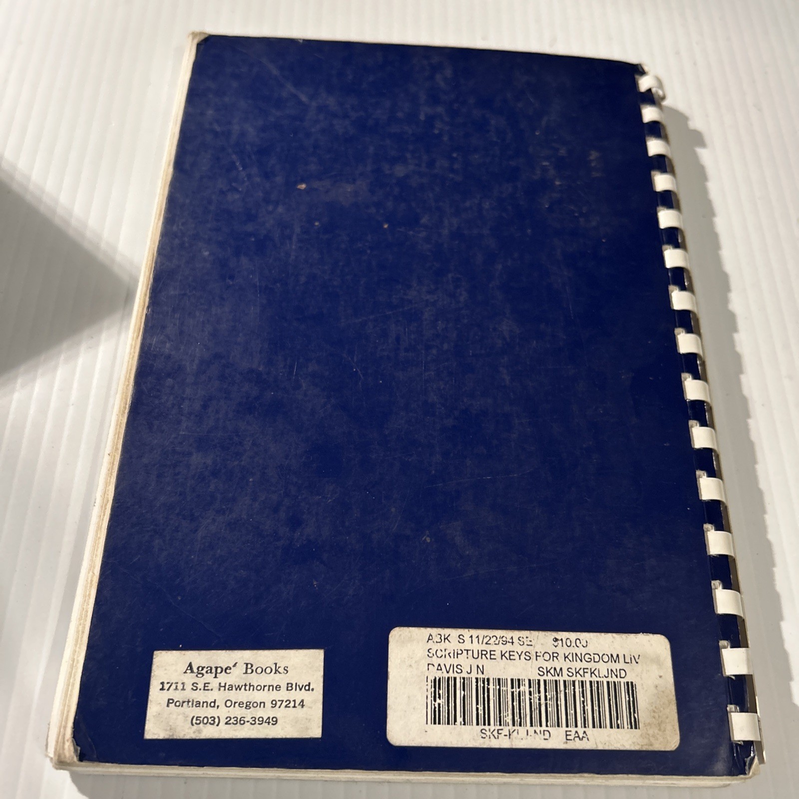 Scripture Keys for Kingdom Living By June Newman Davis 1978 Christian Prayer