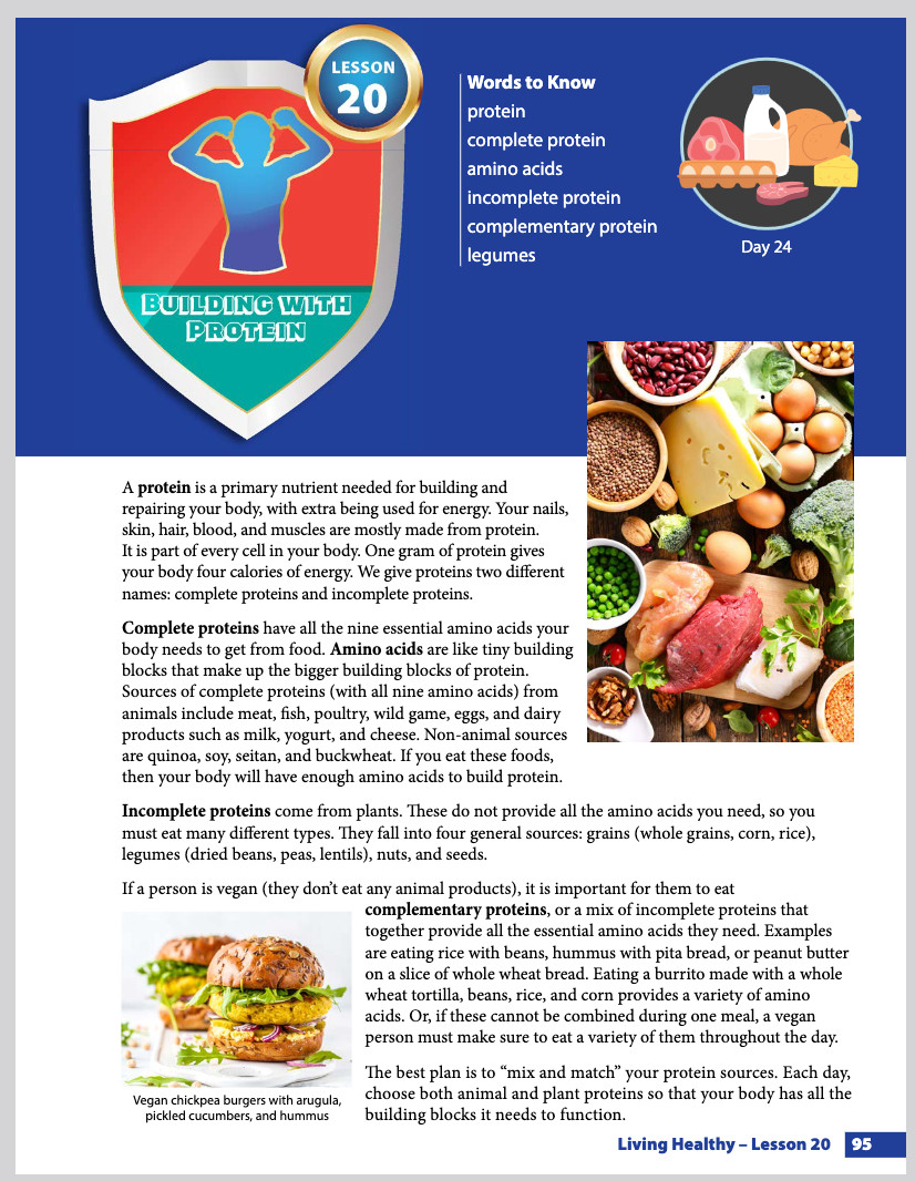 Masterbooks LIVING HEALTHY 4th 5th or 6th Grade Health curriculum MB homeschool