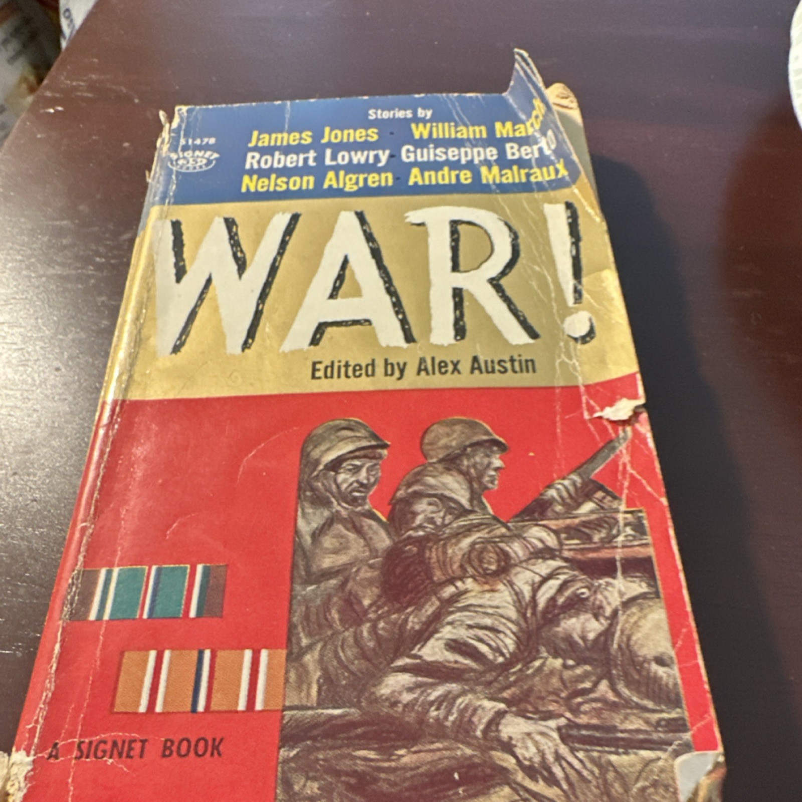 New American Library WAR! Alex Austin Paperback 1957 Anthology First Printing