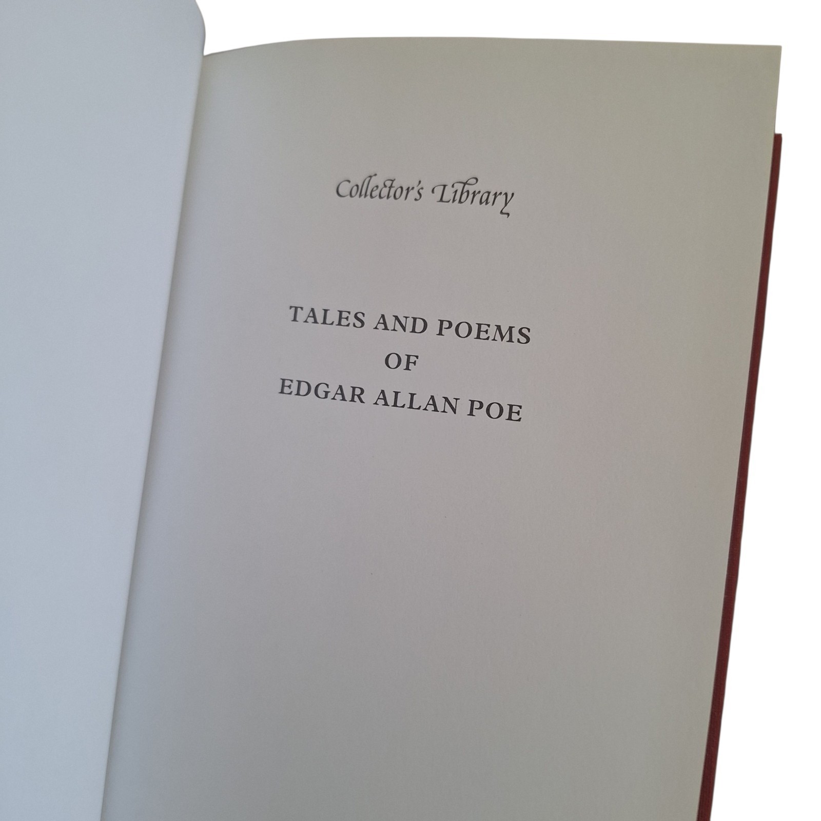 Tales and Poems of Edgar Allan Poe Collectors Library Barnes And Noble Hardback