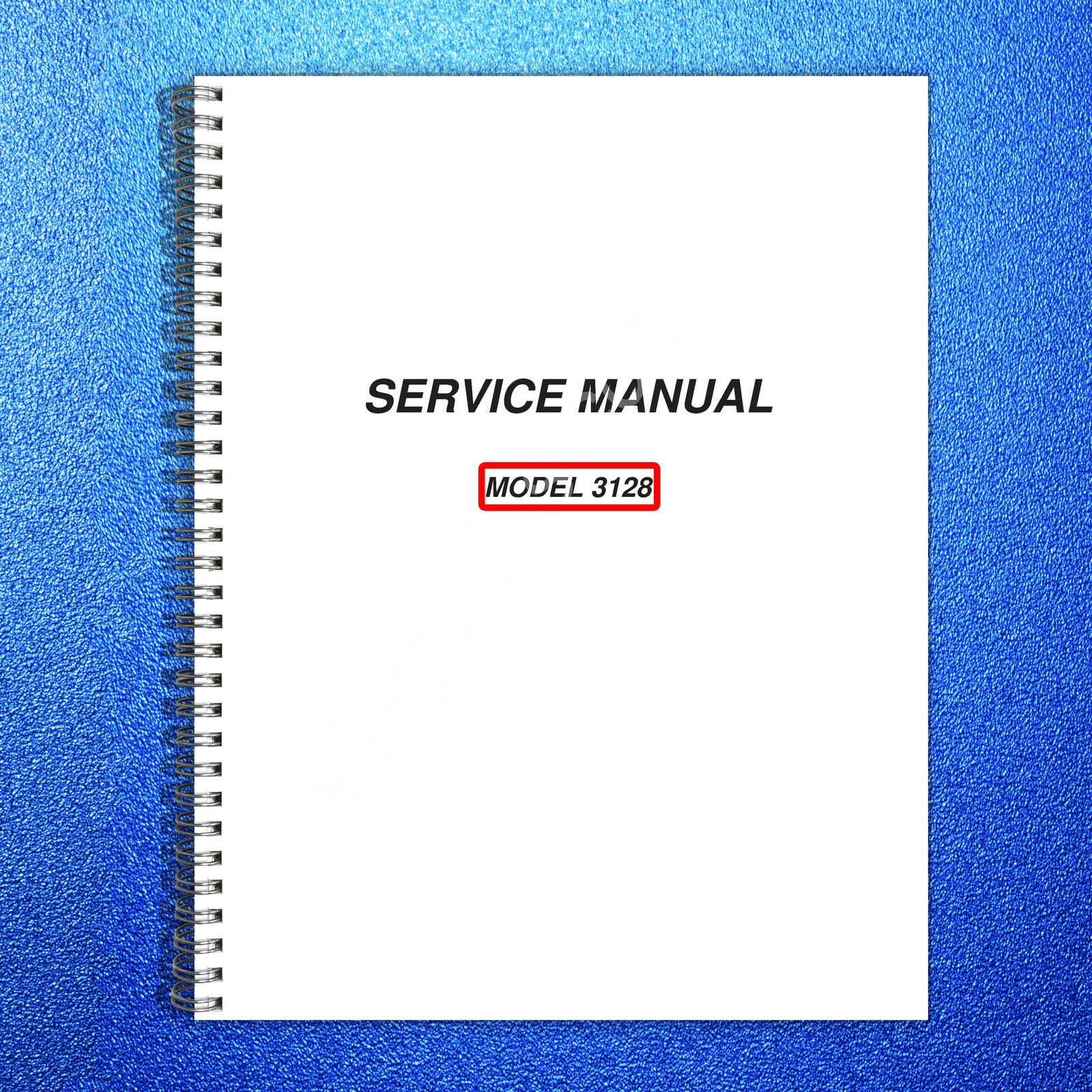 JANOME 3128 Sewing Machine Service Manual – STEEL WIRE BOUND – PROTECTIVE COVERS