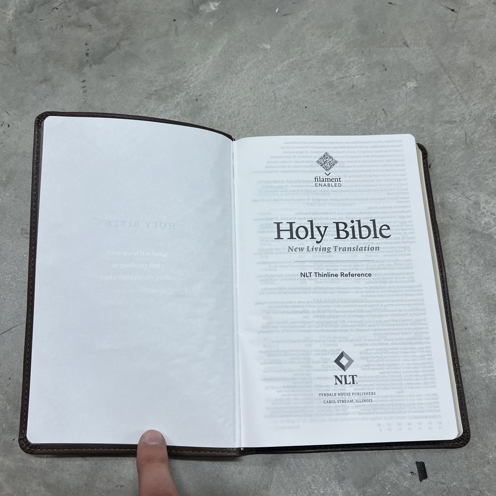 Holy Bible New Living Translation Tyndale Red Letter Personal Soft Leather
