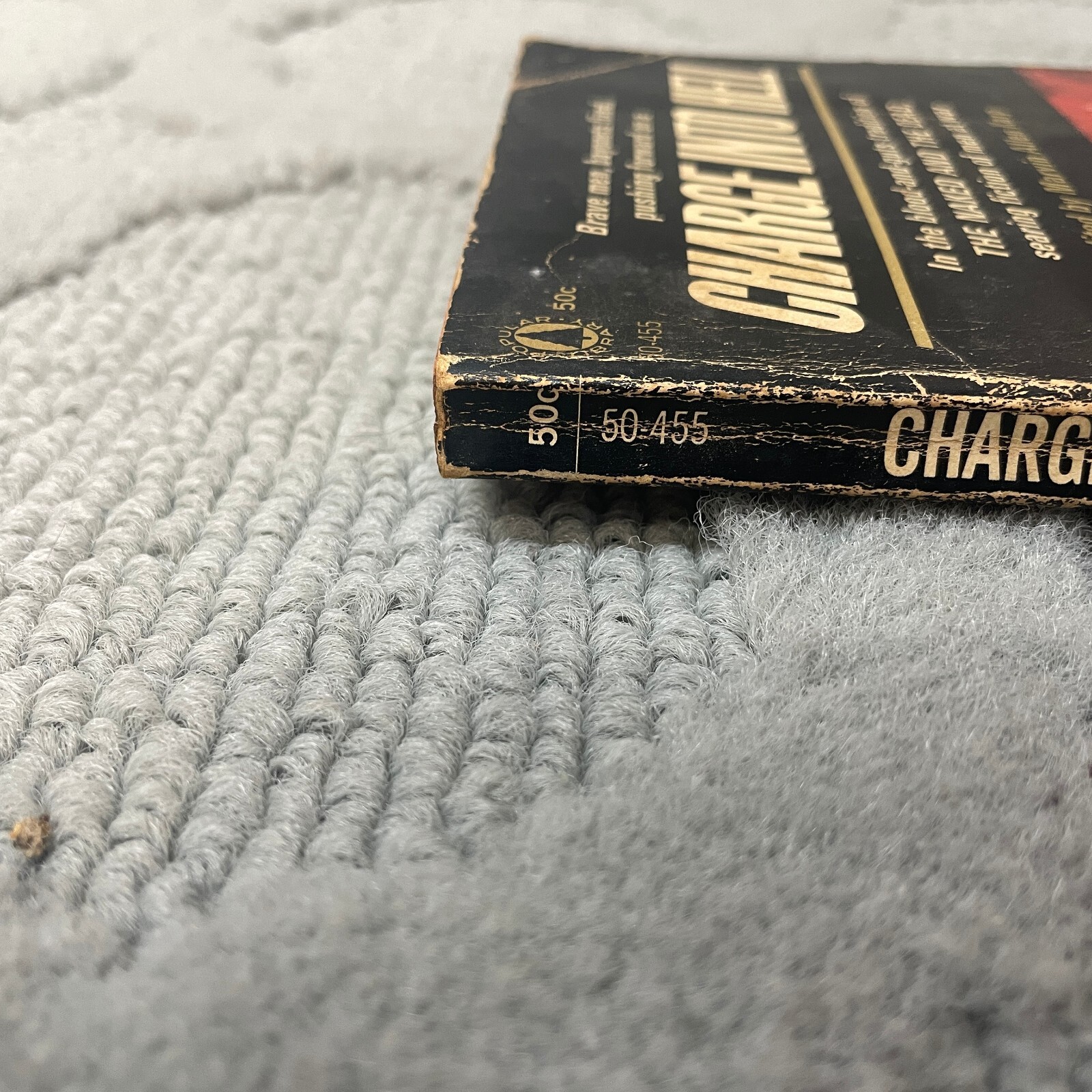 Charge Into Hell Action Paperback Book by Marvin Allen Karp Popular Library 1966